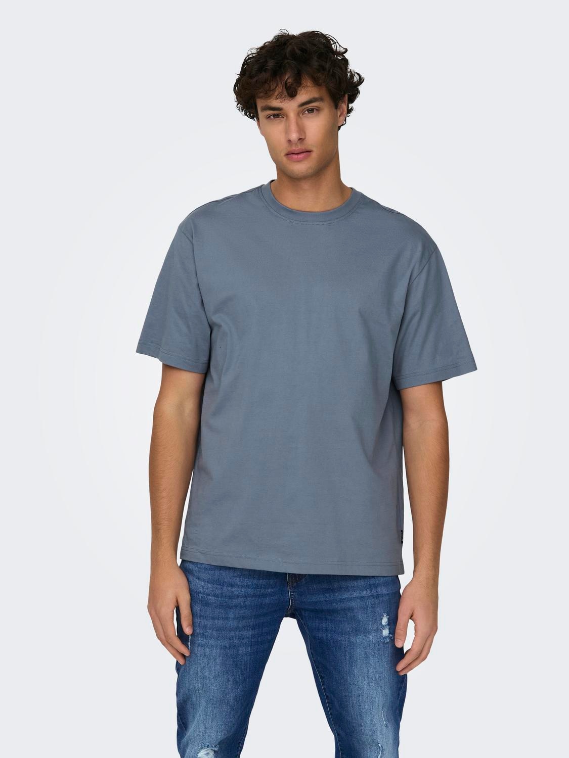 ONLY & SONS "ONSFRED RLX SS TEE" Baumwolle, relaxed fit günstig online kaufen