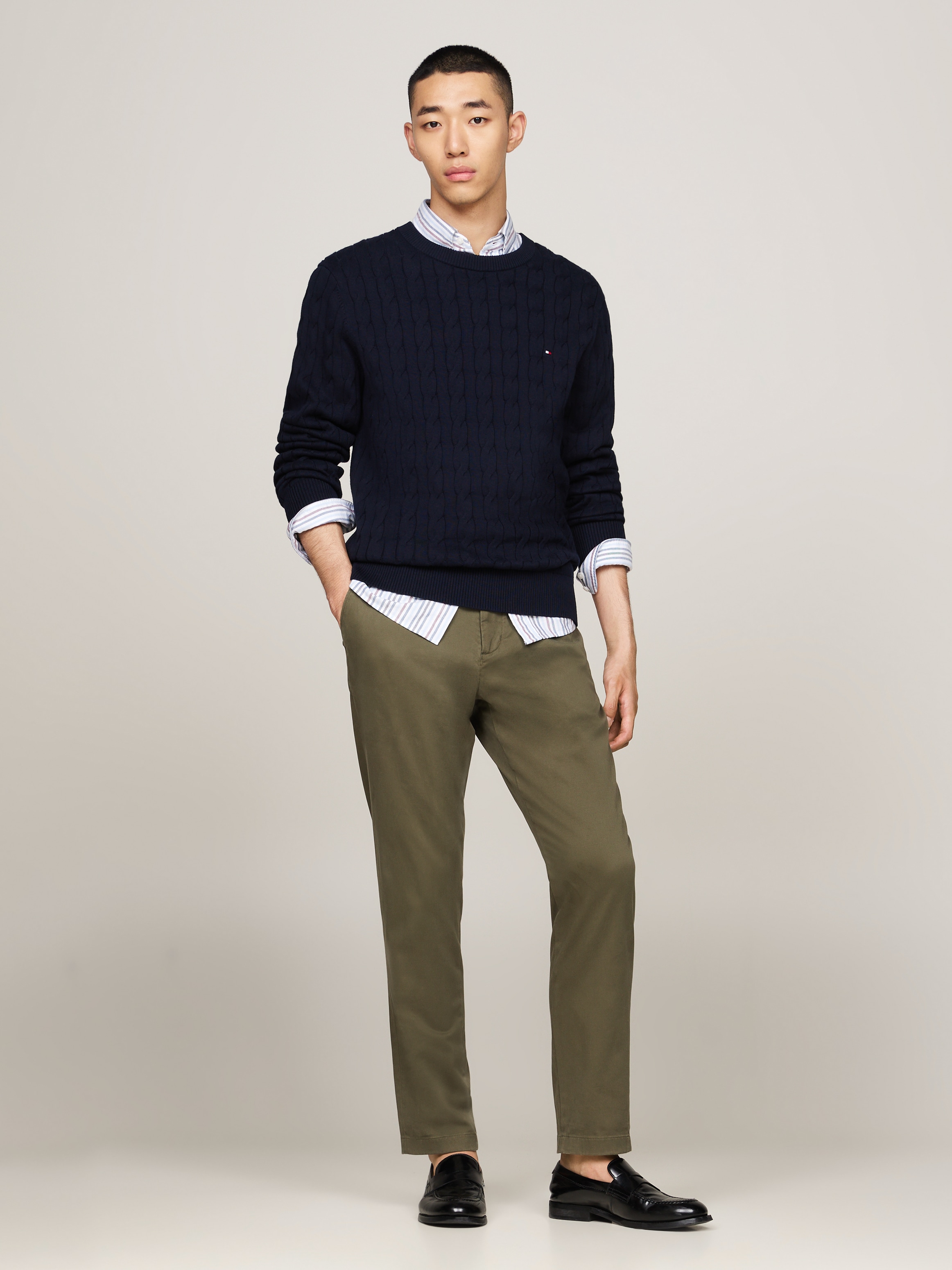 Tommy Hilfiger Chinohose »HARLEM CHINO SATIN«