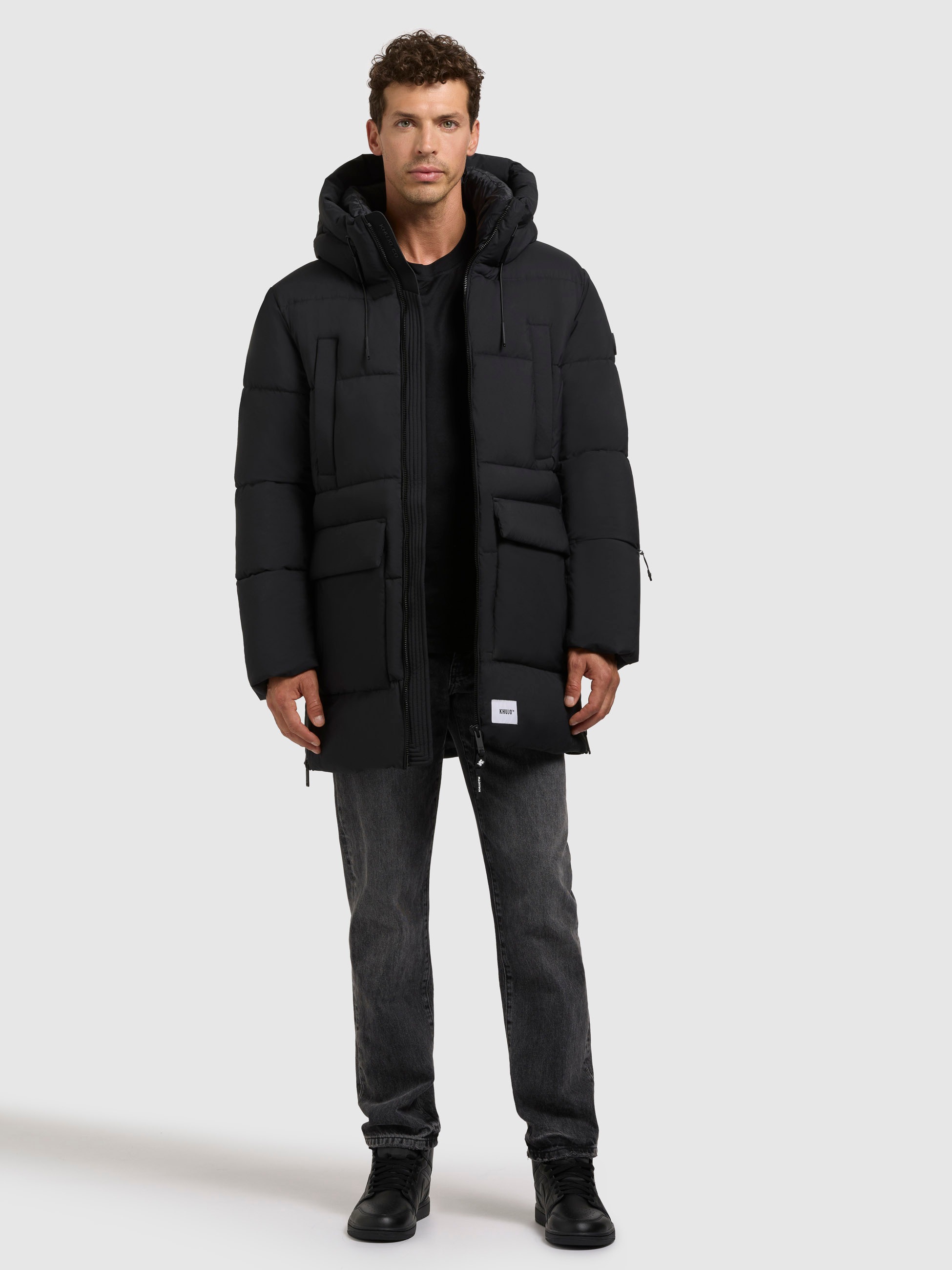 khujo Steppjacke »WELM MATT«, mit Kapuze