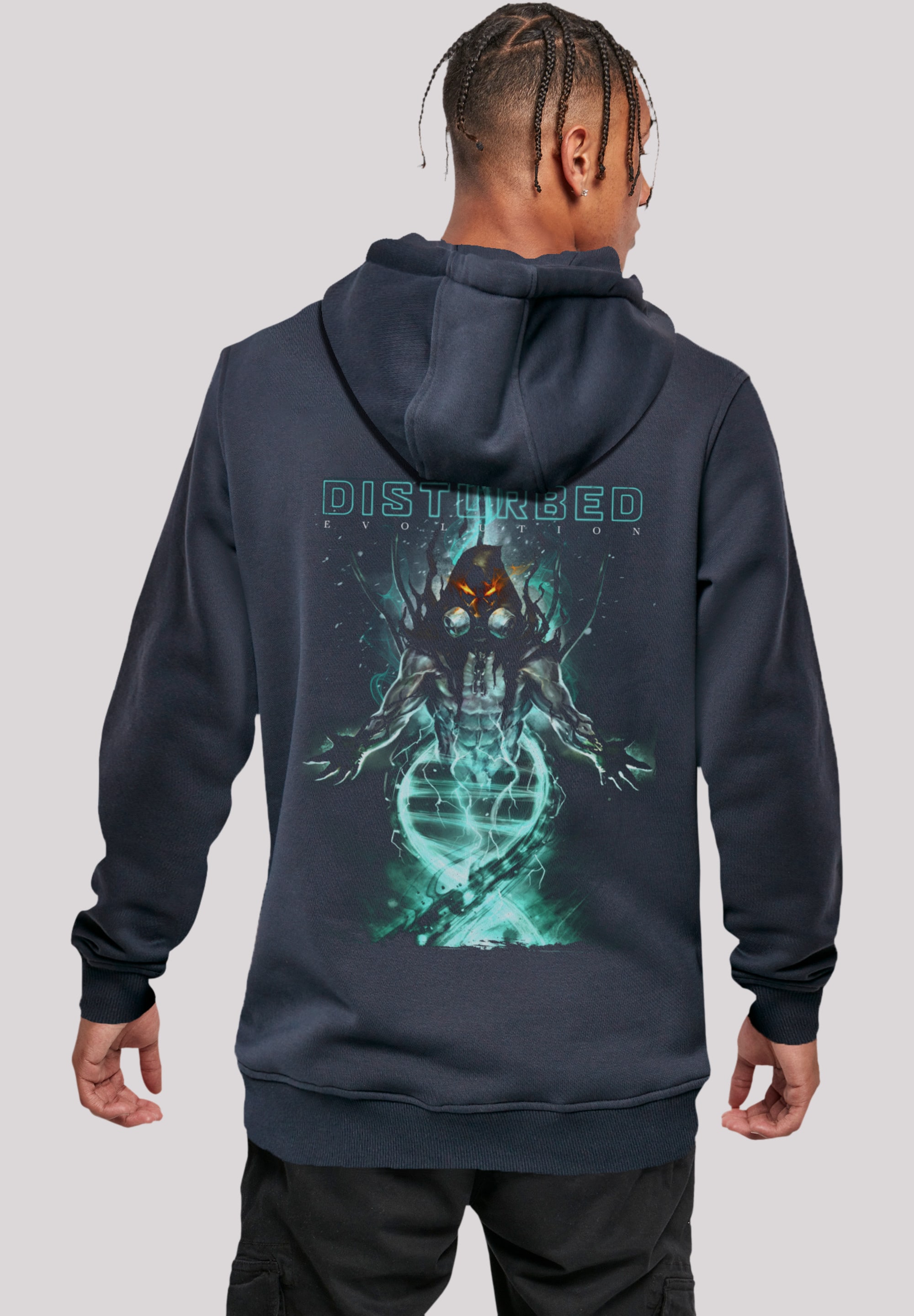 F4NT4STIC Kapuzenpullover »Disturbed Heavy Metal Evolving Creature«, Premium Qualität, Rock-Musik, Band