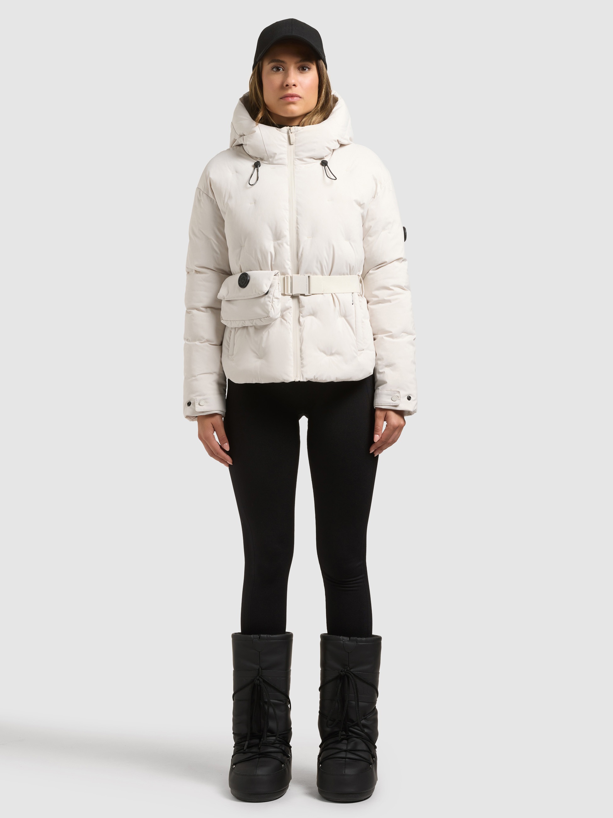khujo Steppjacke »ROSELYN WITH BAG« mit Kapuze