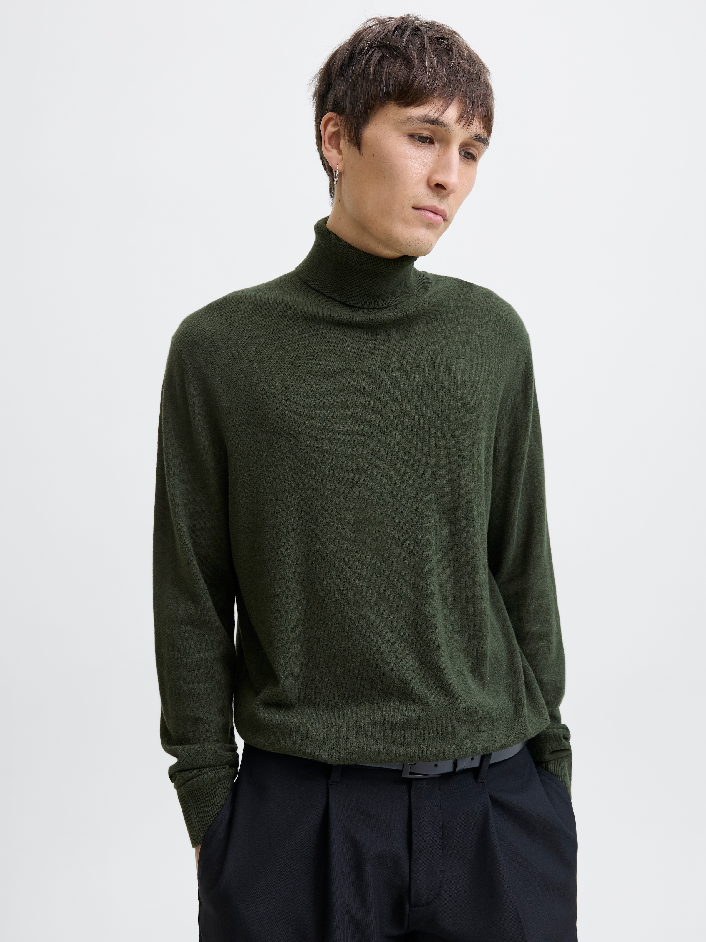 Jack & Jones Rollkragenpullover "JJEEMIL KNIT ROLL NECK NOOS" Baumwollmisch günstig online kaufen