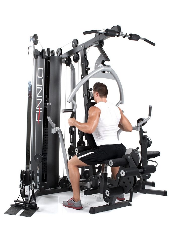 Thumbnail - Finnlo by Hammer Kraftstation "Autark 6600" 20 Gewichtsblöcke Seilzug, Butterflystange, Latzug, Ruderfunktion und mehr, ...