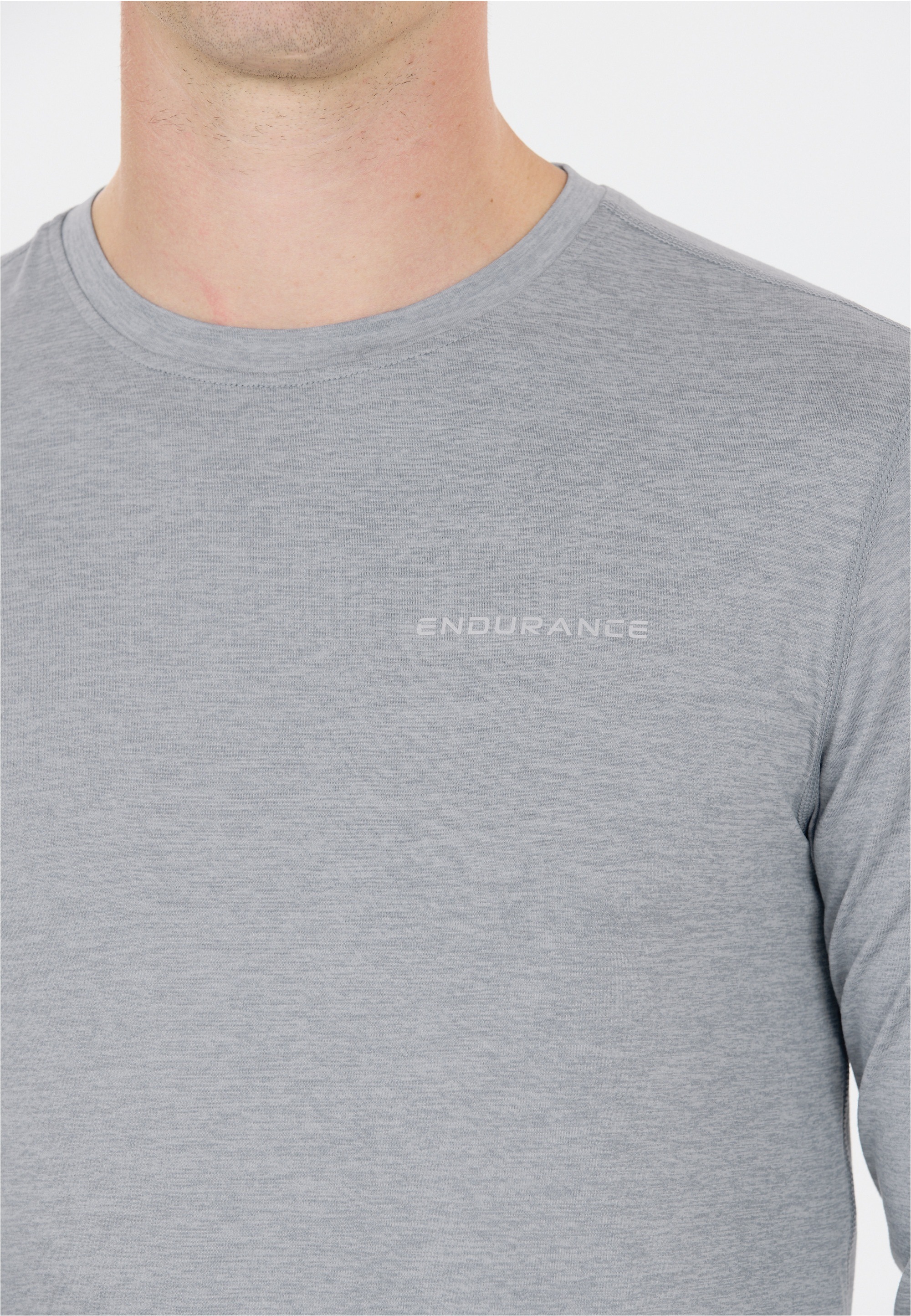 Endurance Abdon Langarmshirt Herren Hellgrau Gr. L 6