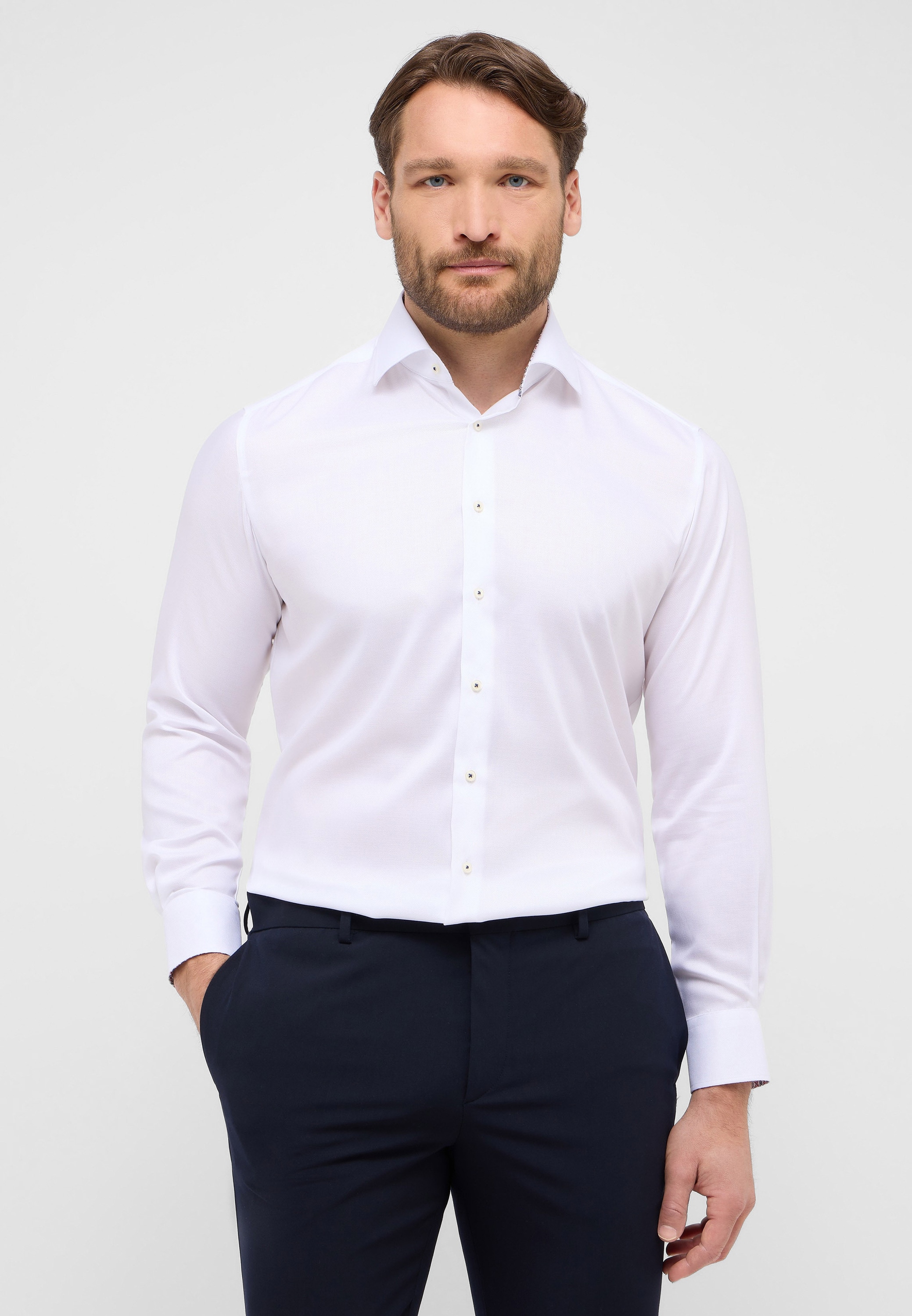 Eterna Langarmhemd "COMFORT FIT", EASY IRON (bügelleicht) günstig online kaufen