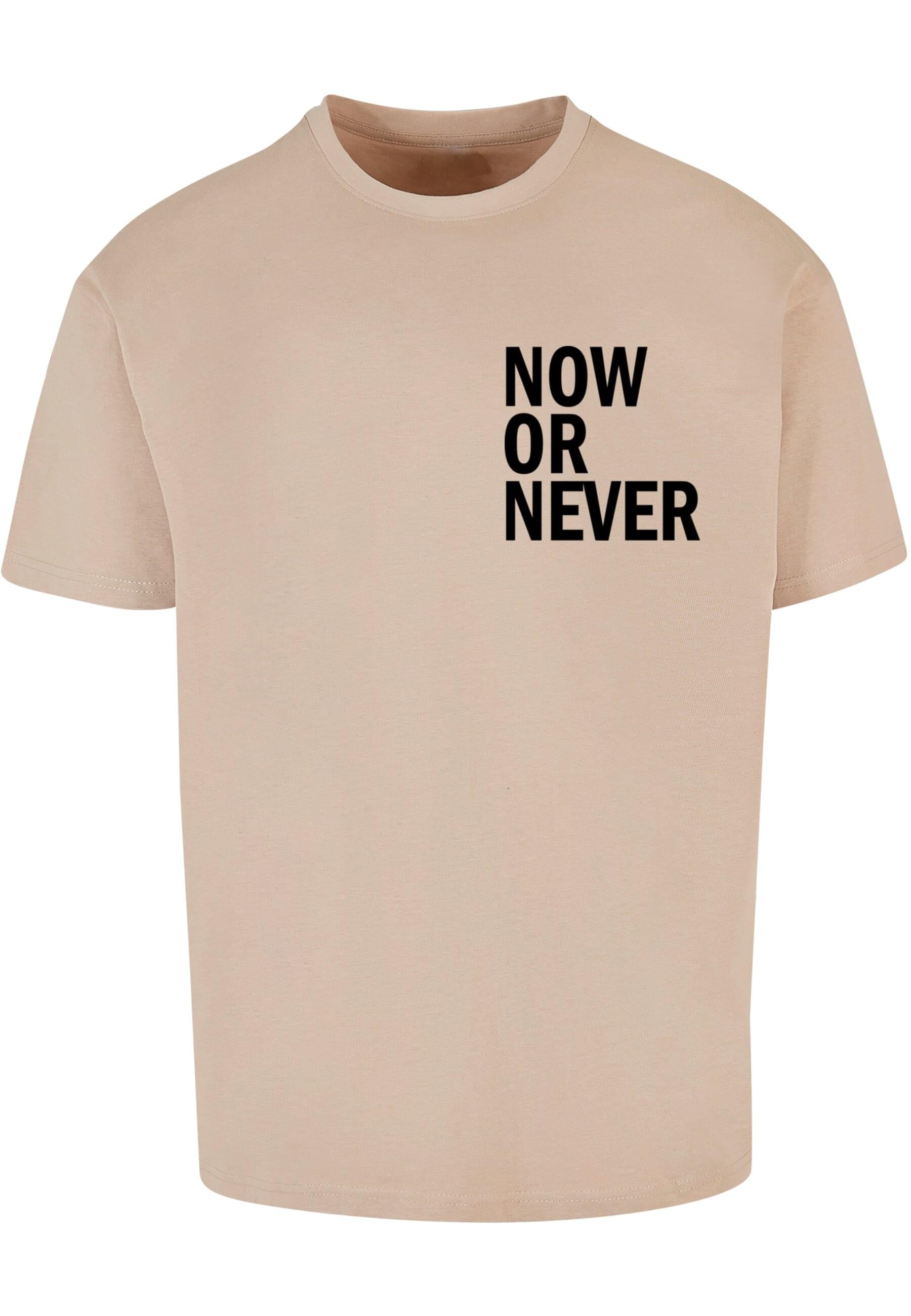 Merchcode T-Shirt "Merchcode Herren Now Or Never Heavy Oversize Tee" günstig online kaufen