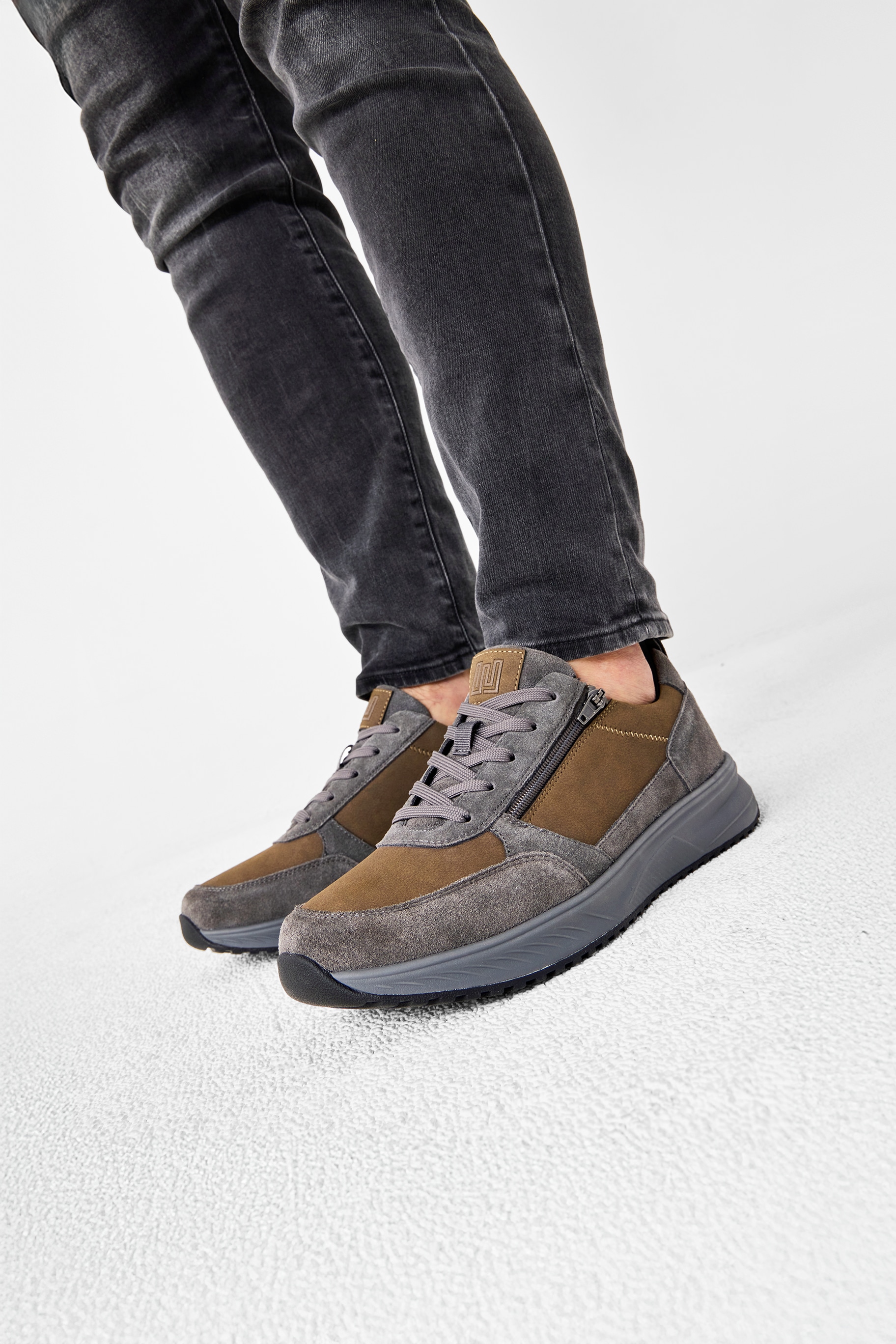 Waldläufer Schnürschuh »H-Marius«  Sneaker mit Schnürung und Reißverschluss, Komfortweite H