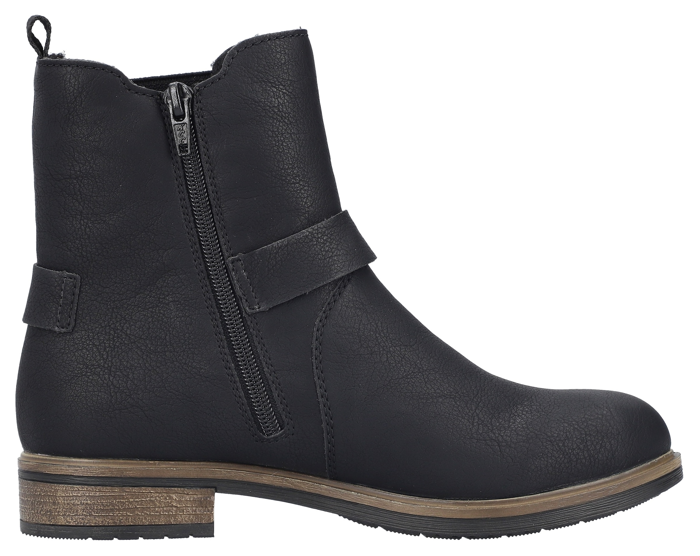 Rieker Winterstiefelette, Chelseaboots, Boots, Blockabsatz, mit Innenreißverschluss