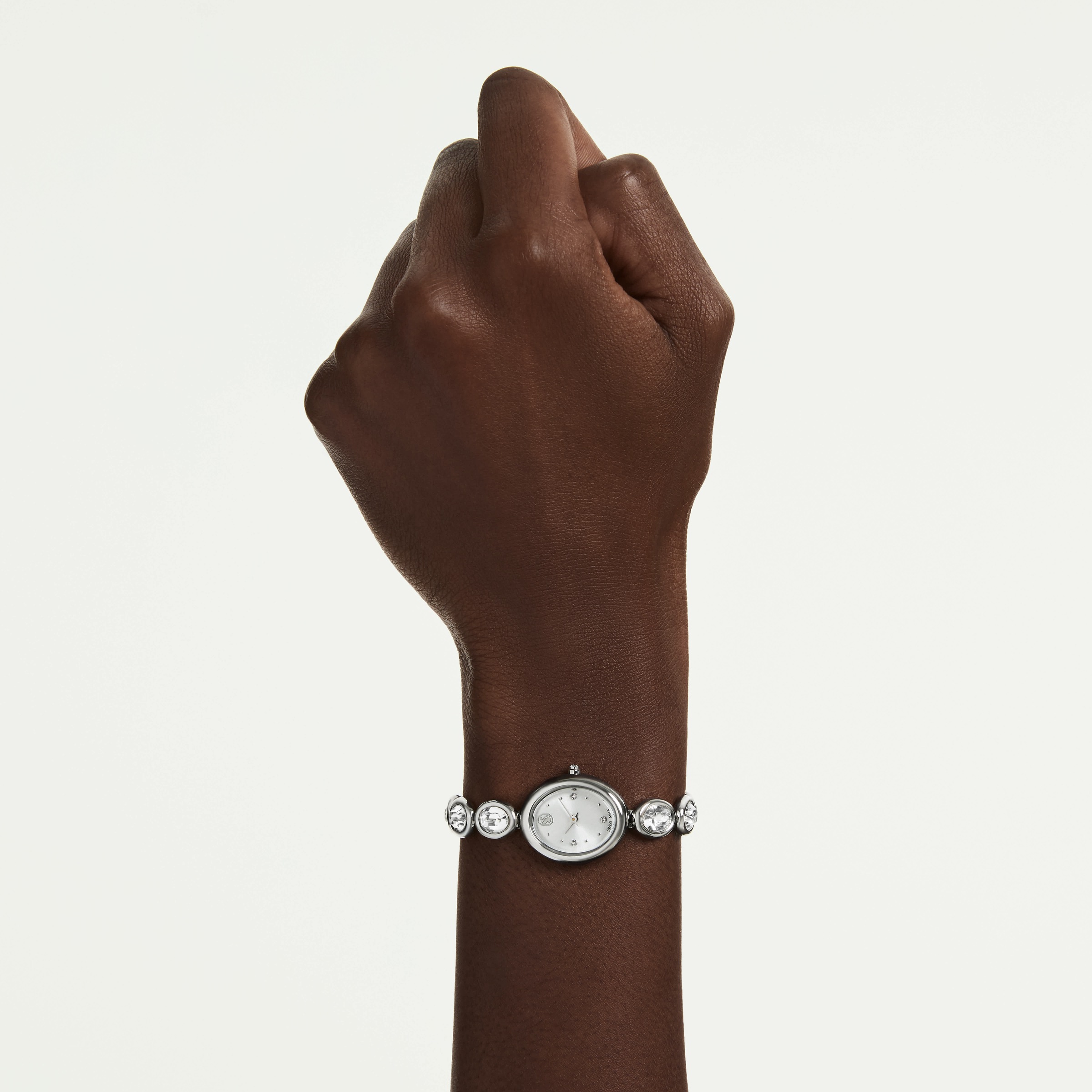 Swarovski Quarzuhr »IMBER« Armbanduhr, Damenuhr, Swiss Made, Edelstahlarmband, analog