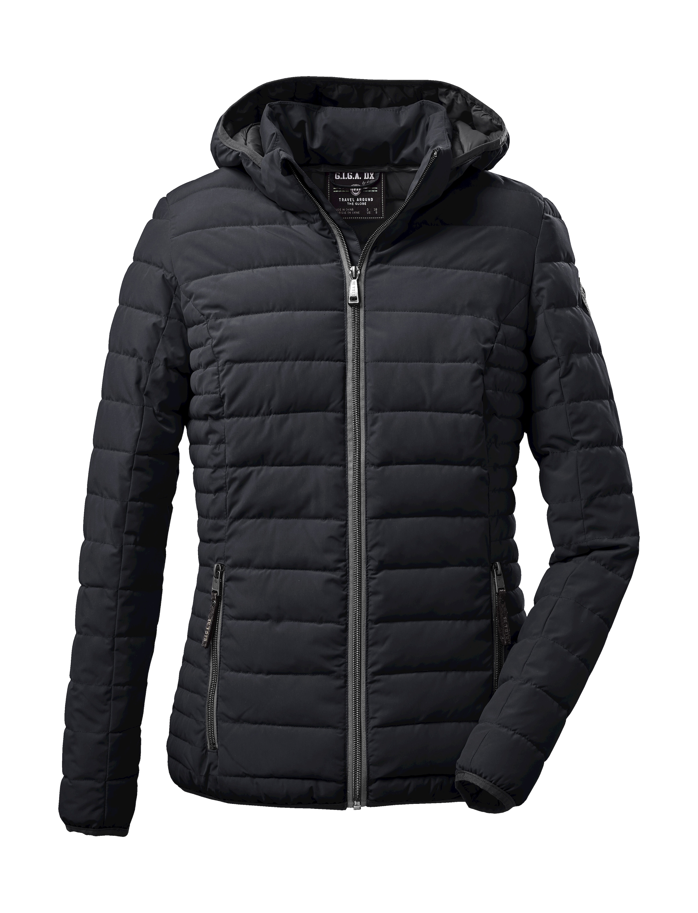 G.I.G.A. DX by killtec Steppjacke »Ventoso WMN Quilted JCKT D«, Leichte Jacke, wind- und wasserabweisend, mit abzippbarer Kapuze