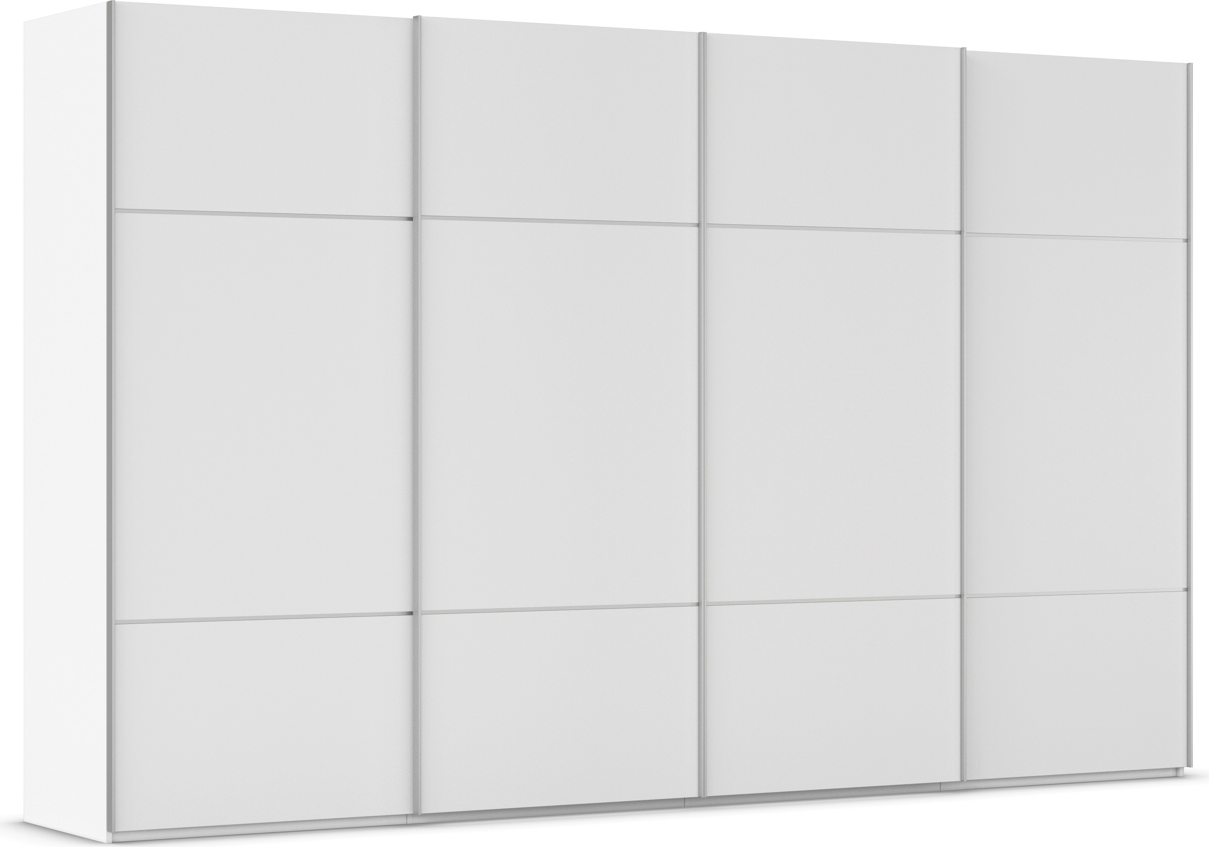 rauch 1100000002199 "Kleiderschrank Schrank Garderobe Schlafzimmerschrank SCALE-TRIO" edle dreigeteilte Front, 2 Zierleisten in Griff-Farbe MADE IN GERMANY