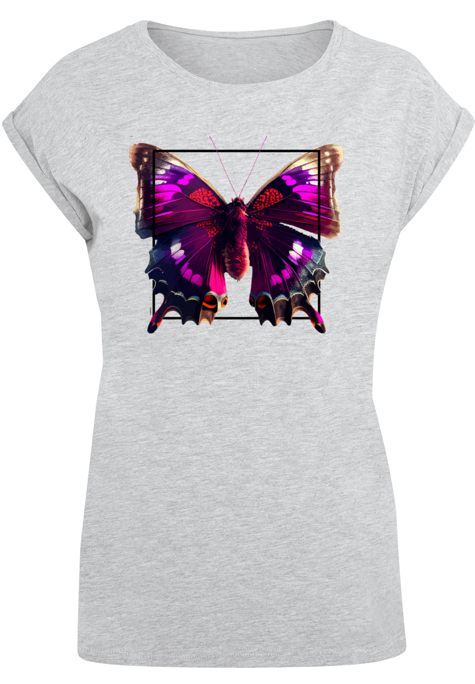 F4NT4STIC T-Shirt »Pink Schmetterling SHORT SLEEVE TEE«, Print