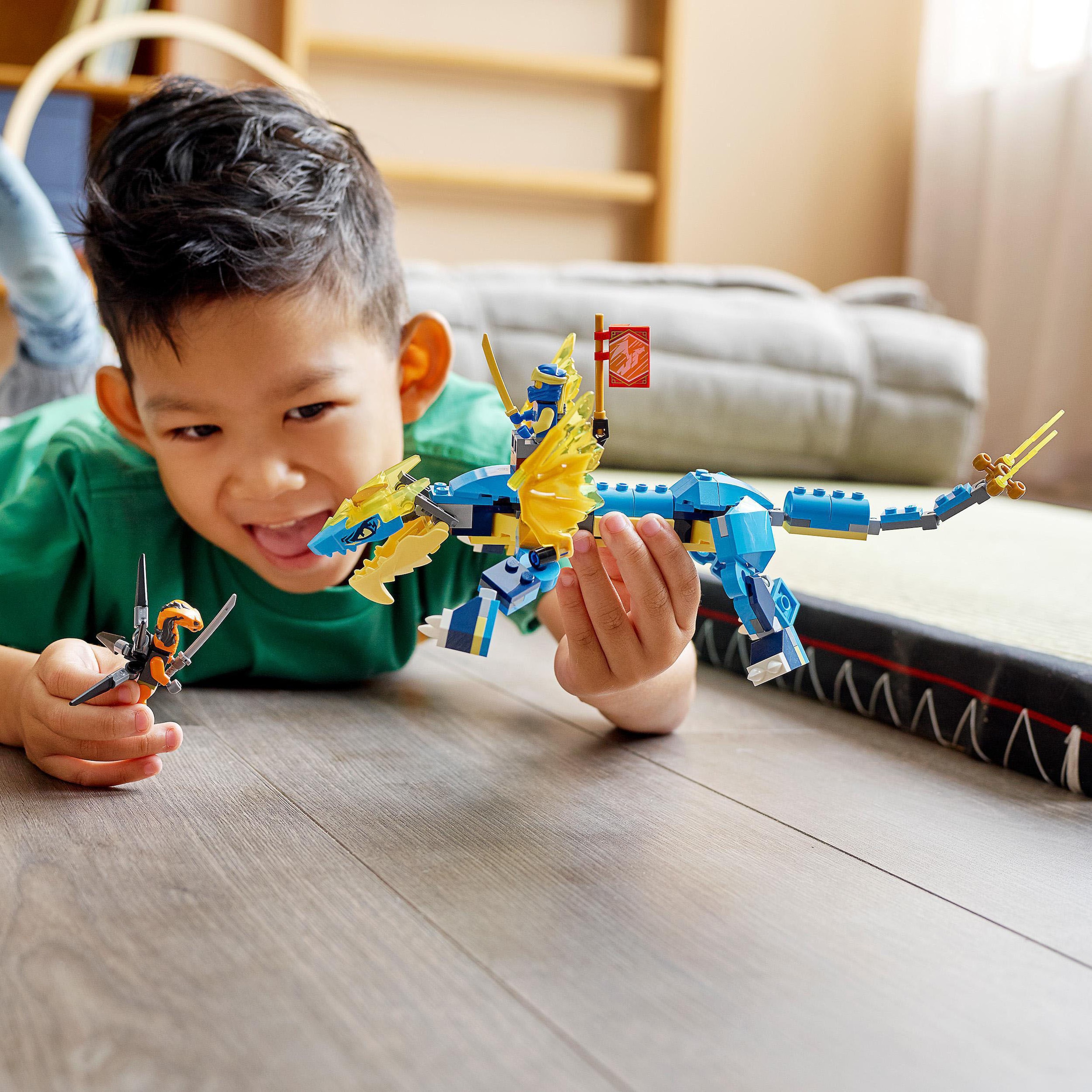 LEGO® Konstruktionsspielsteine »Jays Donnerdrache EVO (71760), LEGO® NINJAGO®«, (140 St.)