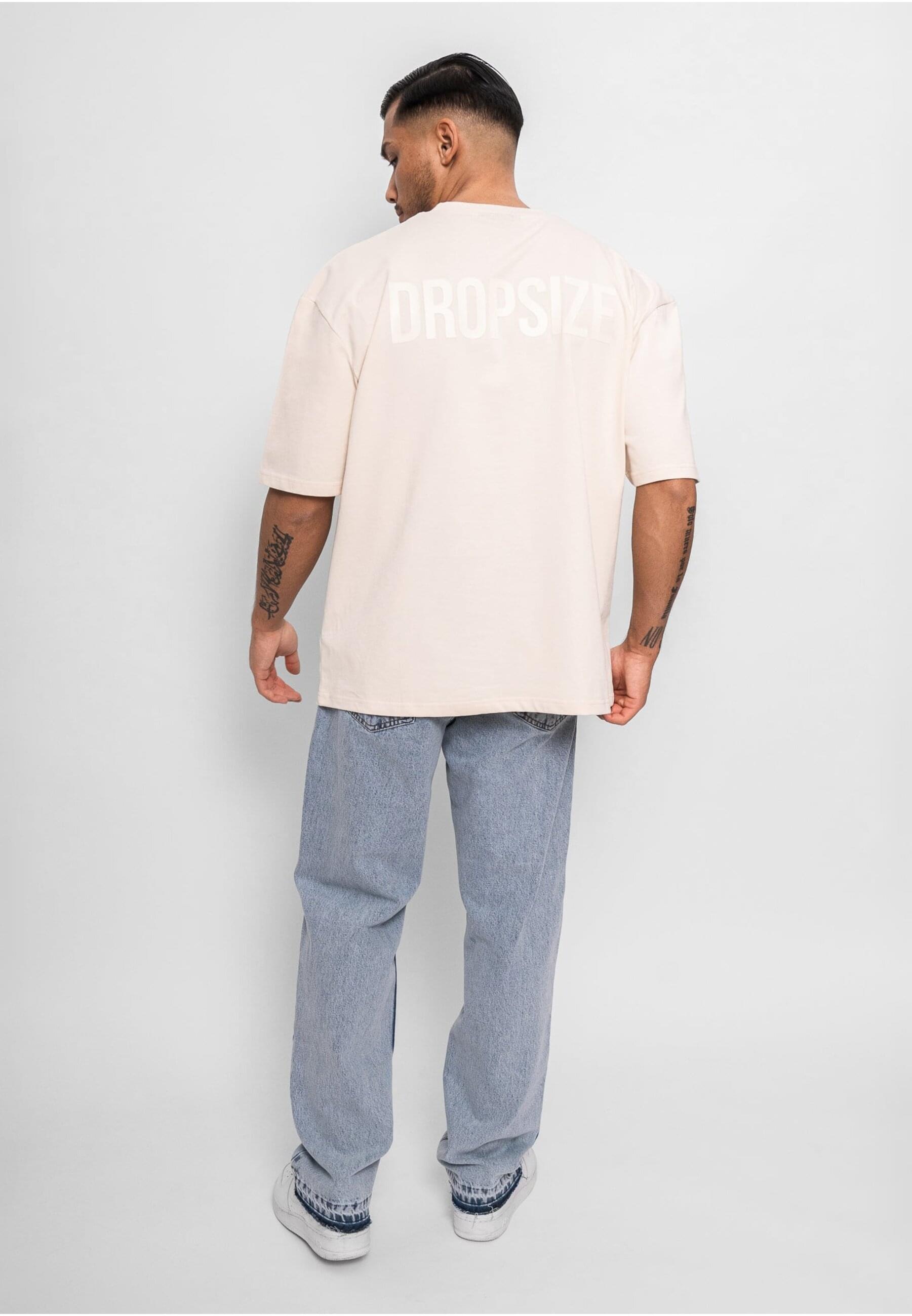 Dropsize T-Shirt »Dropsize Herren Heavy Oversize HD Print T-Shirt«, (1 tlg.)