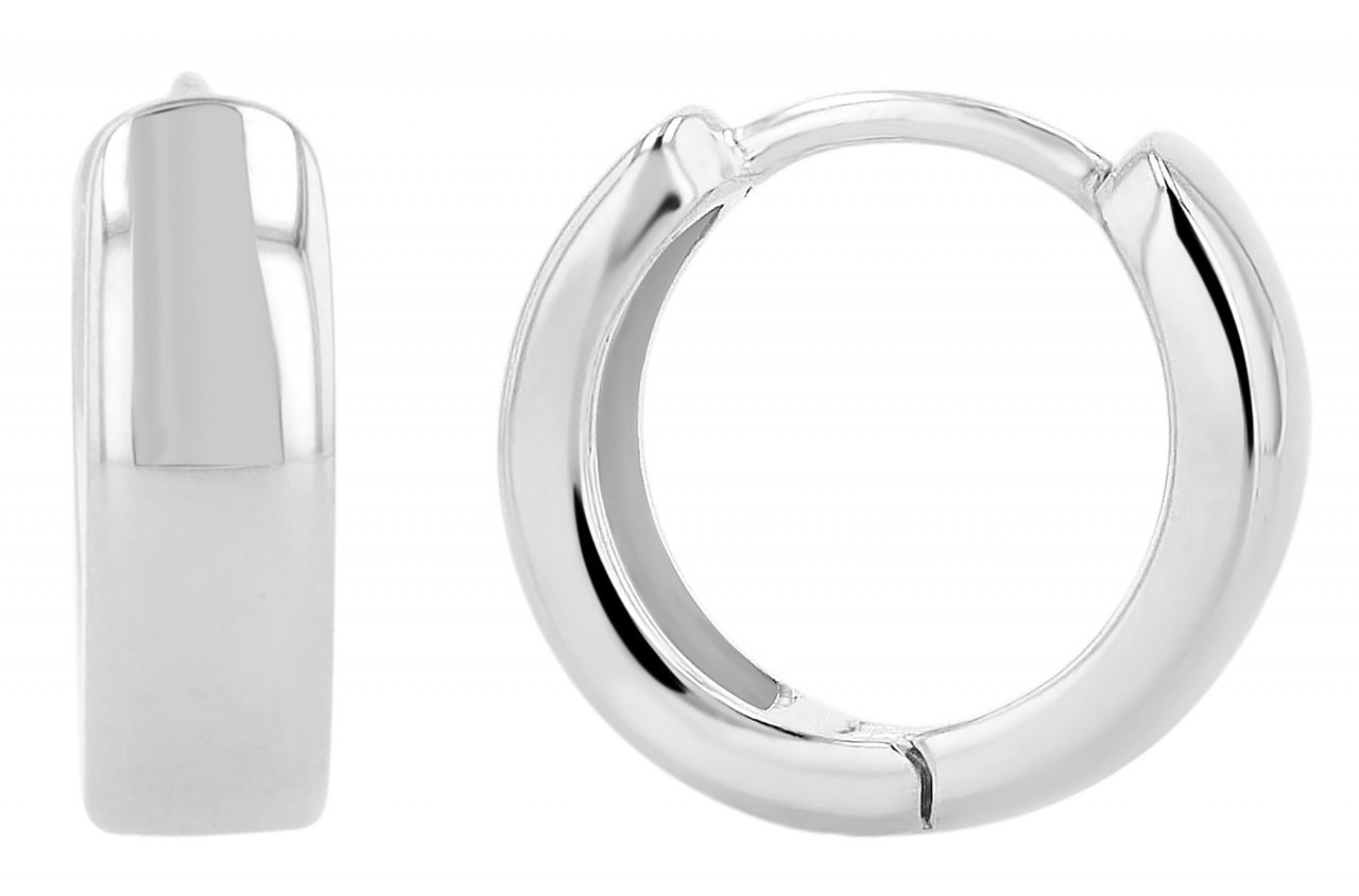 Paar Creolen ADELIA´S "Damen Creolen aus poliertem 925 Sterling Silber Ø 9 mm", silber, Ohrringe, Damen, Damen, Silber 925 (Sterlingsilber) 7