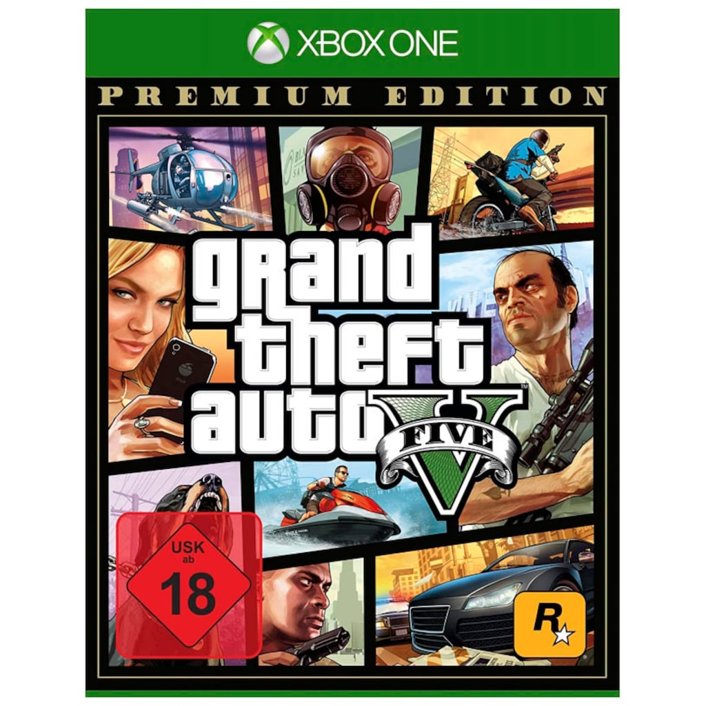 Rockstar Games Spielesoftware »X1 Grand Theft Auto V Premium Edition«, Xbox One