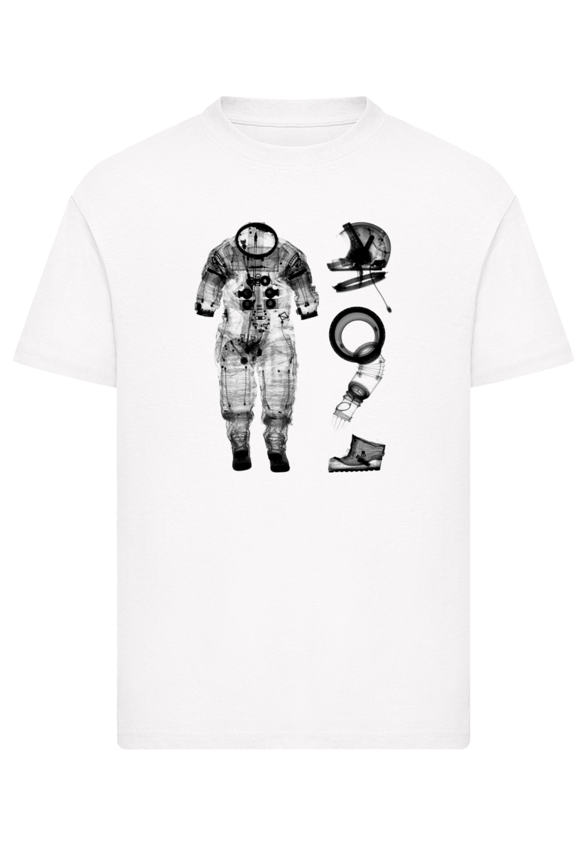 F4NT4STIC T-Shirt »NASA Apollo 14 A7 L Pressure Suit Negative X Ray«, Premium Qualität