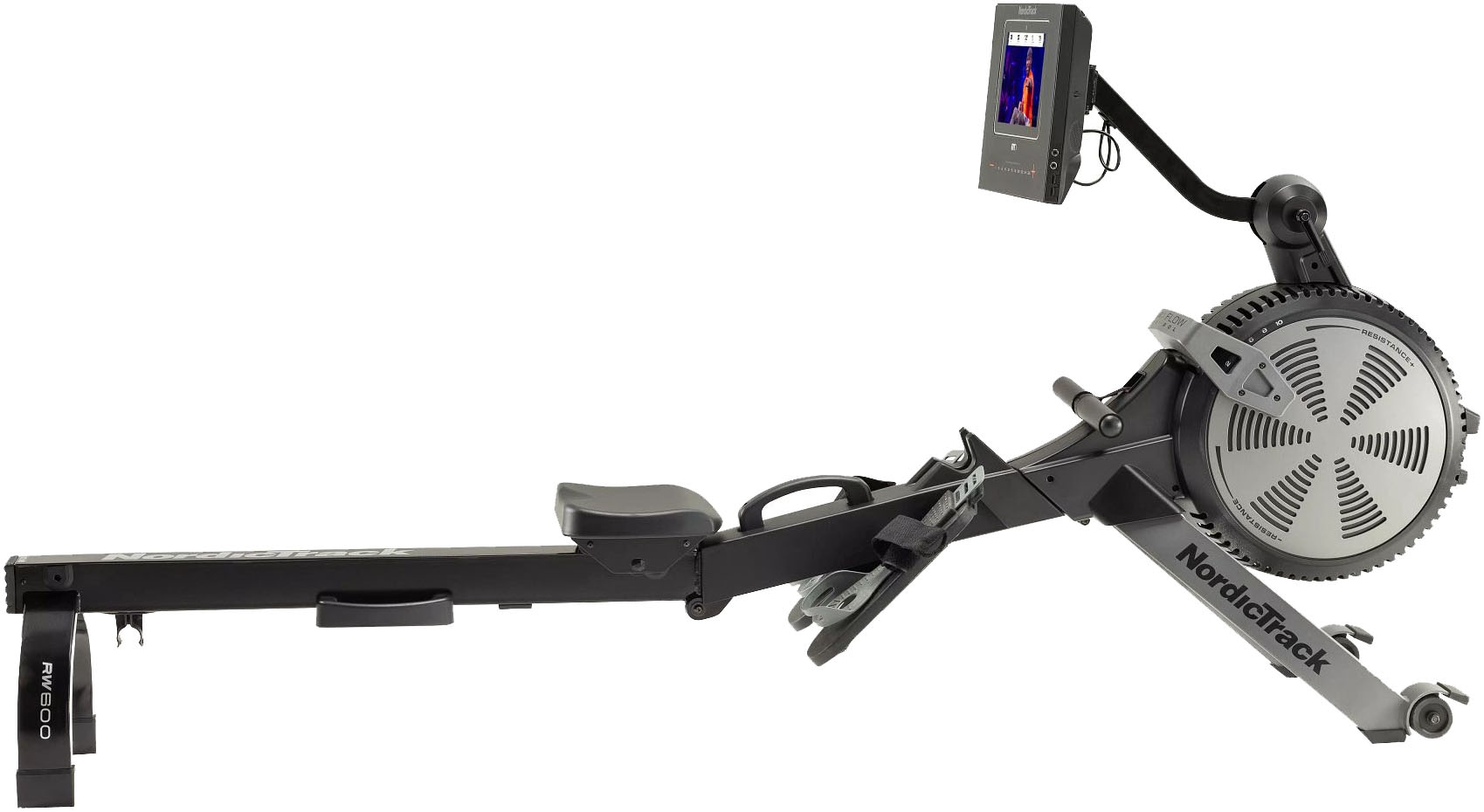 NordicTrack Rudergerät "NordicTrack RW600", (iFIT-fähiger Rower mit schwenkbarem 7 Touchscreen), Rudermaschine, 26 Wider