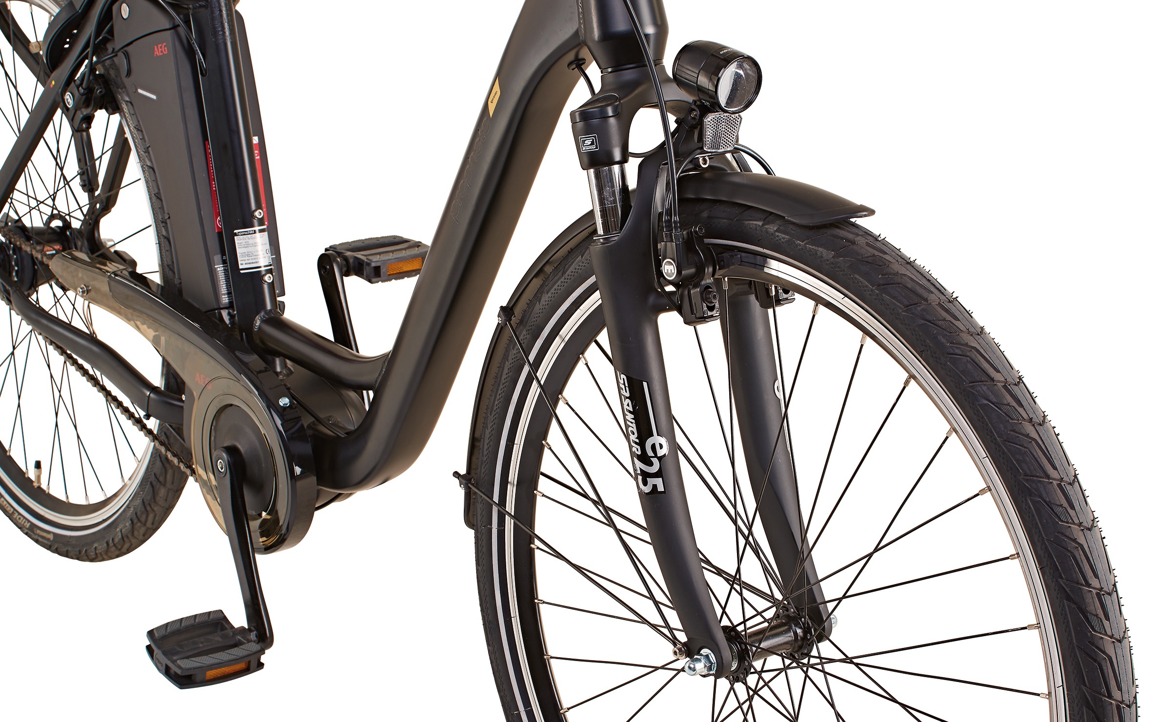 Prophete E Bike Mittelmotor 7 Gang Prophete E-Bike »GENIESSER City E-Bike 28"«, 7 Gang, Shimano