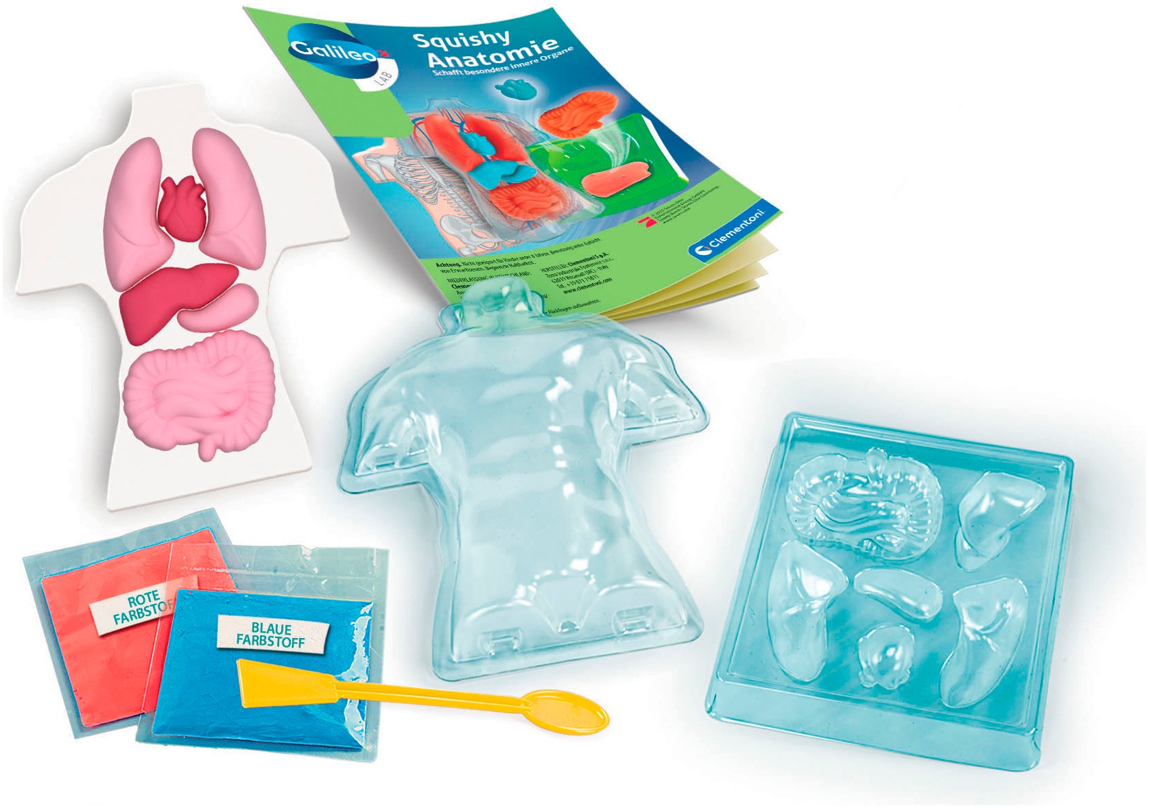 Clementoni® Experimentierkasten »Galileo Lab, Squishy Anatomie«