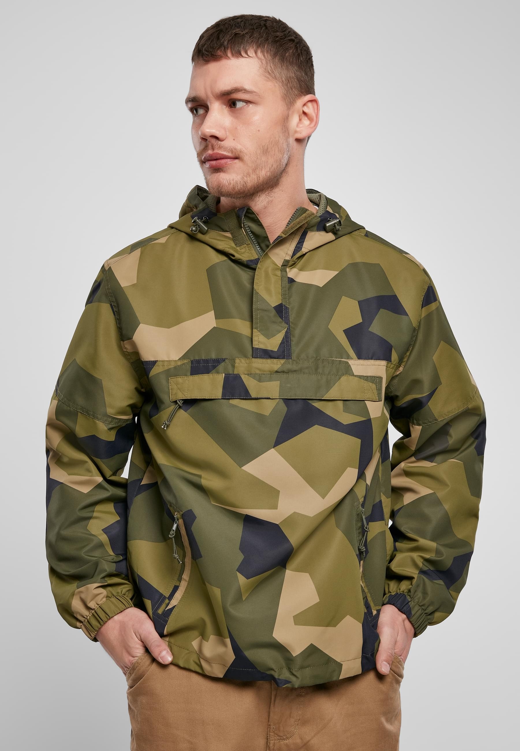 Brandit Allwetterjacke »Brandit Herren Summer Pull Over Jacket«, (1 St.), mit Kapuze