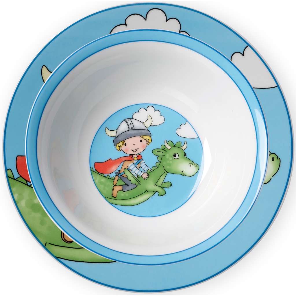 Ritzenhoff & Breker Kindergeschirr-Set »Drache«, (Set, 3 tlg.)