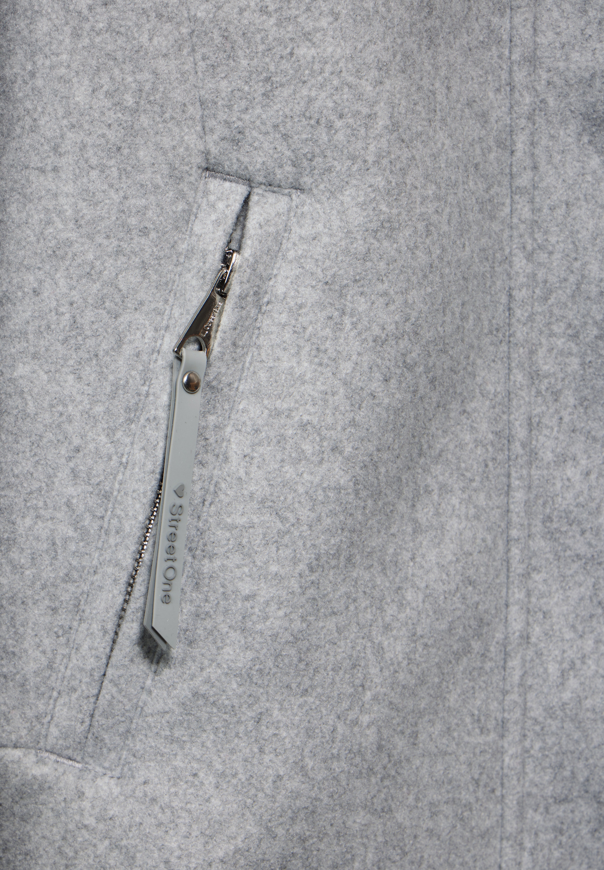 STREET ONE Langmantel, mit Strickdetails