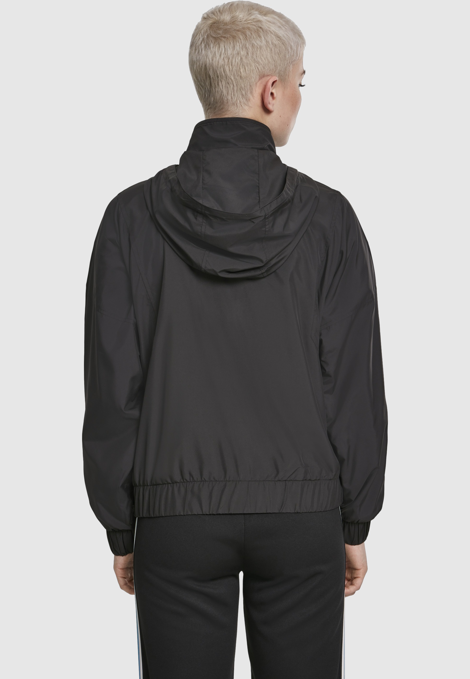 URBAN CLASSICS Langmantel »Urban Classics Damen Ladies Panel Pull Over Jacket«