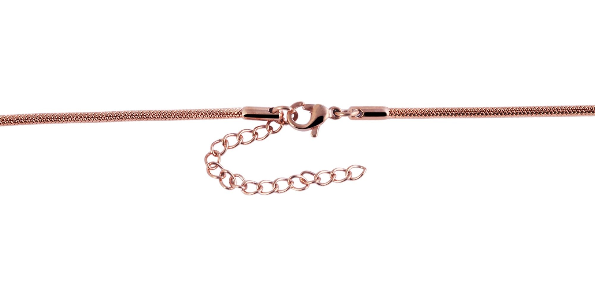 Adelia´s Kette ohne Anhänger »Halskette – Schlangenkette aus Edelstahl 50 cm« Ideal als Geschenk für besondere Anlässe