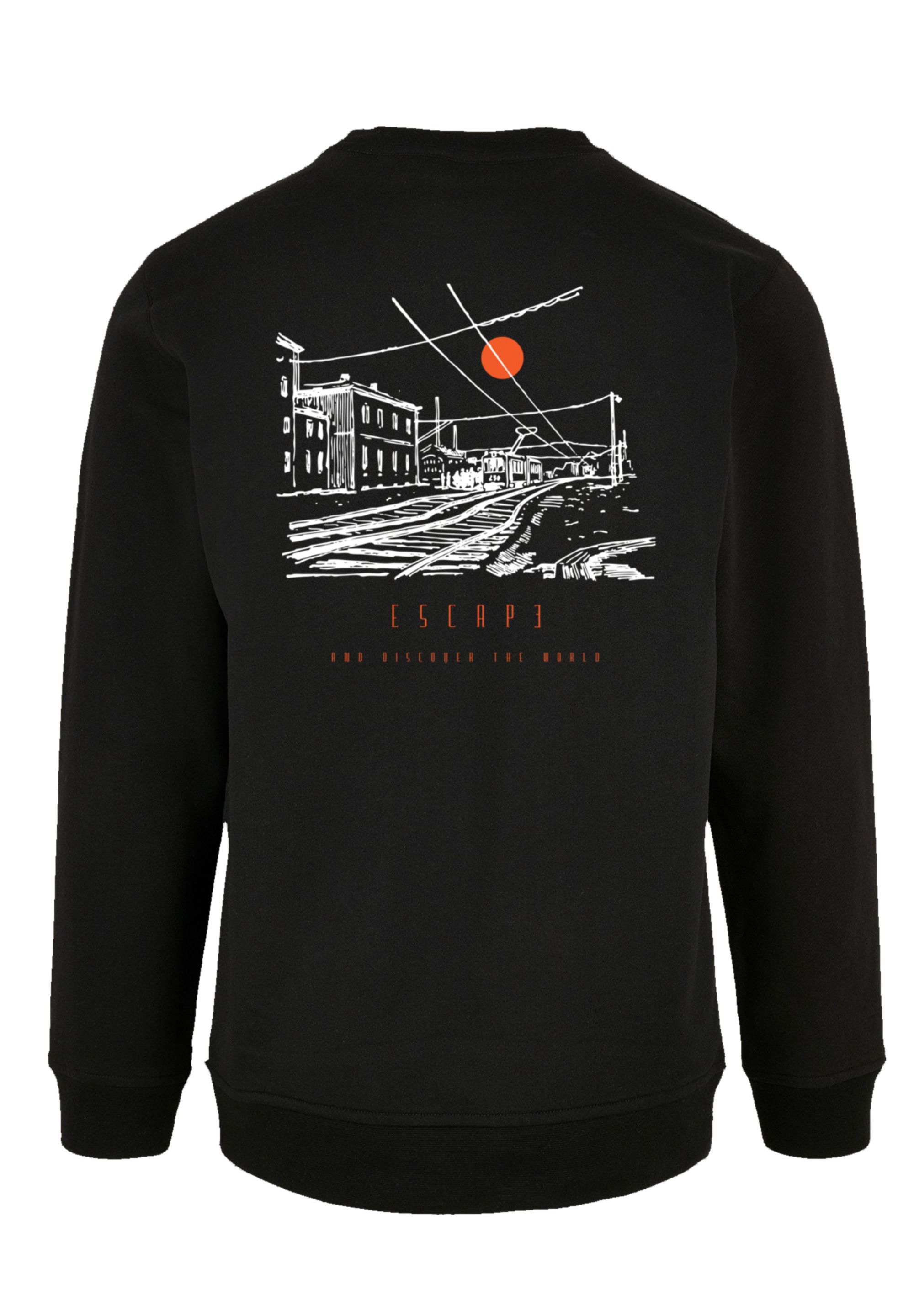 F4NT4STIC Sweatshirt »Escape Discover the World Town Train Station«, Premium Qualität, ESCAPE Collection