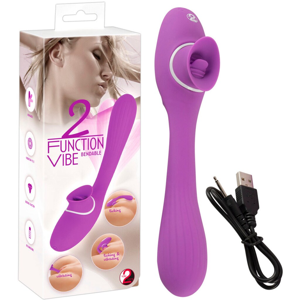 You2Toys Rabbit-Vibrator »Licking Vibe«