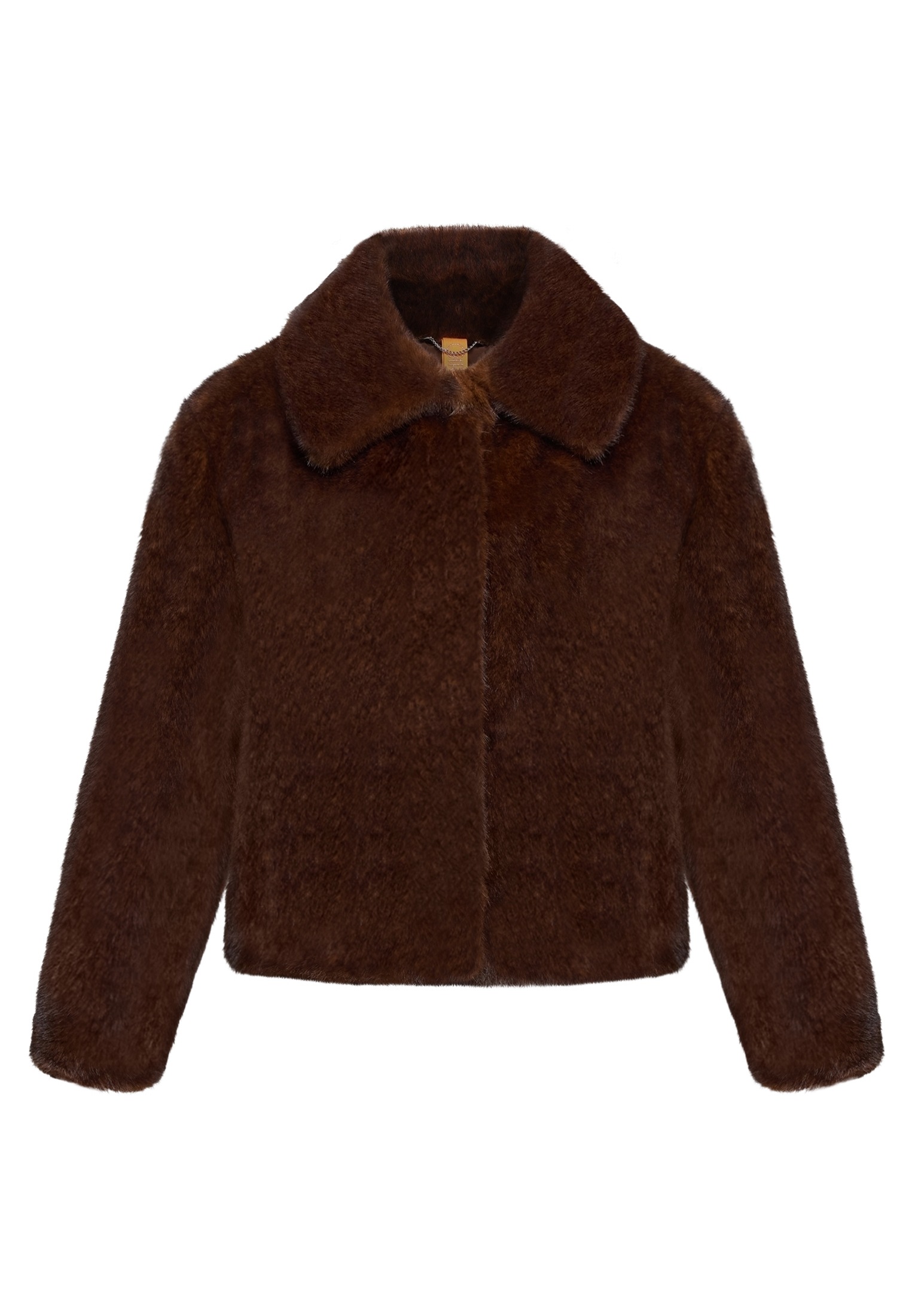 Cartoon Fellimitatjacke "Damen mit Eingrifftaschen" günstig online kaufen