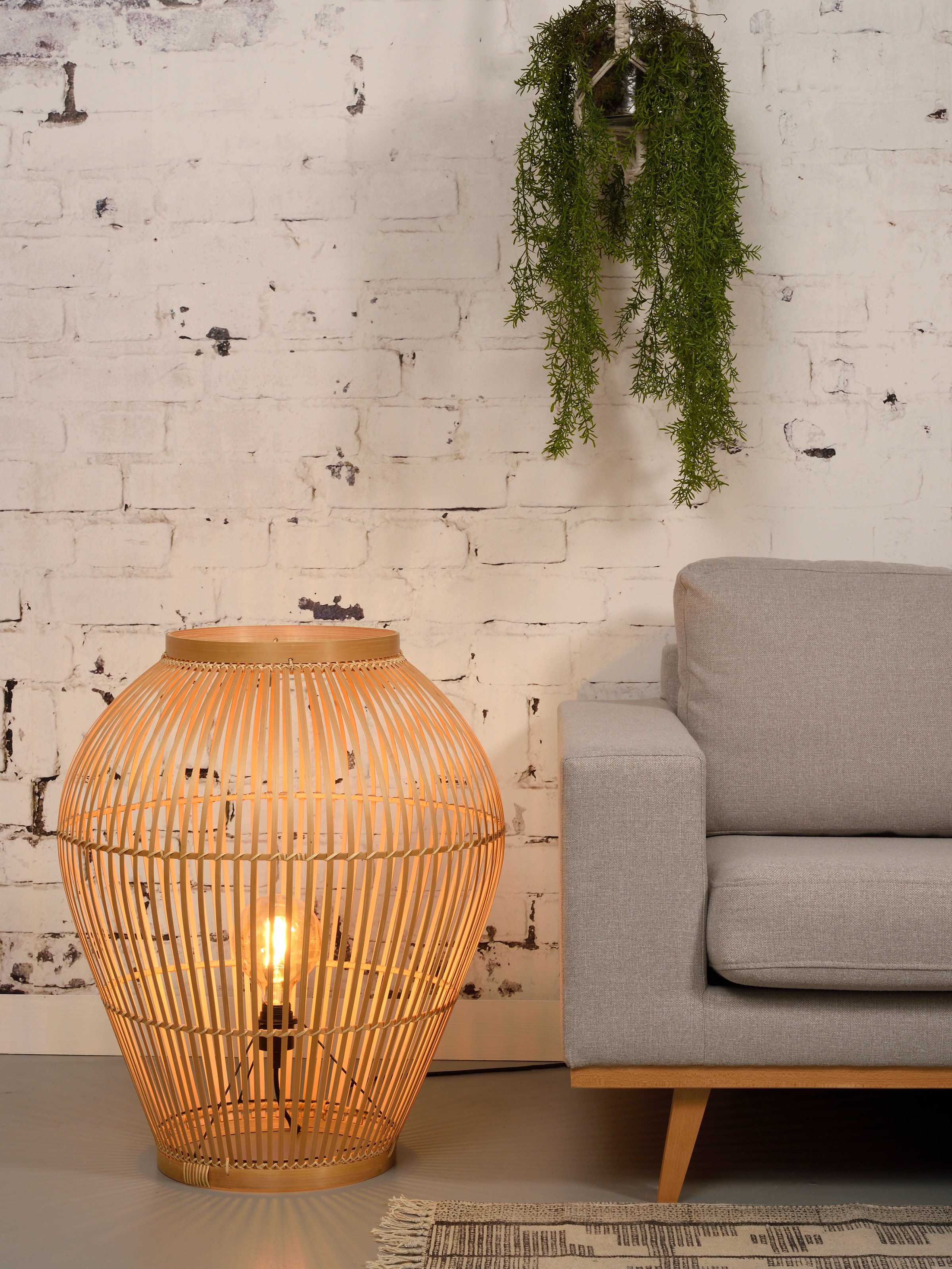 GOOD&MOJO Stehlampe »Tuvalu«, 1 flammig, Leuchtmittel E27 | ohne Leuchtmittel, Stehleuchte
