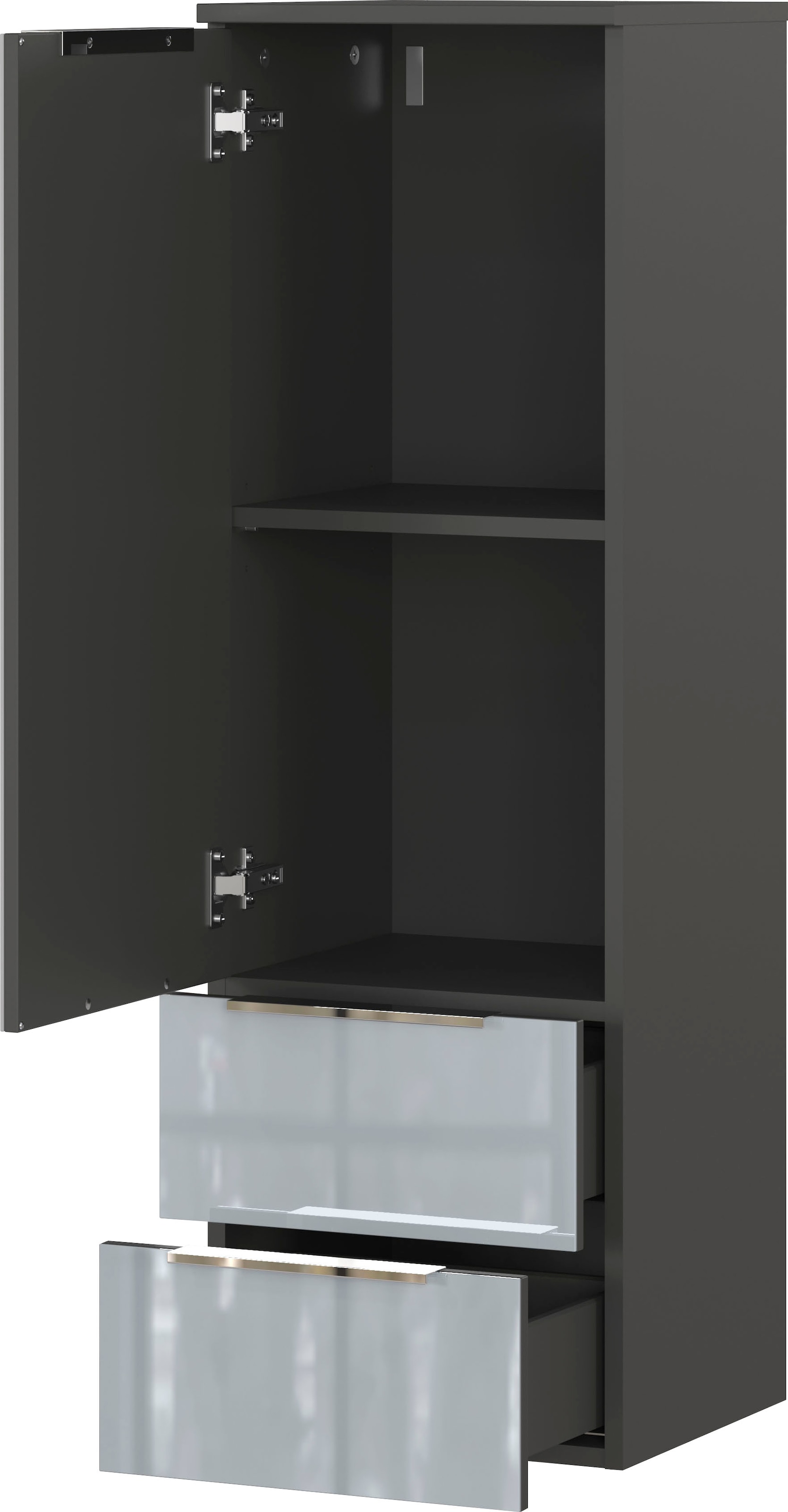 GERMANIA Midischrank »Vasio«, Schrank mit 2 Schubladen, einer Tür und verstellbarem Einlegeboden