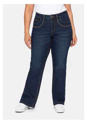 Sheego Bootcut-Jeans »Jeans«, mit verstellbarem Bund kaufen