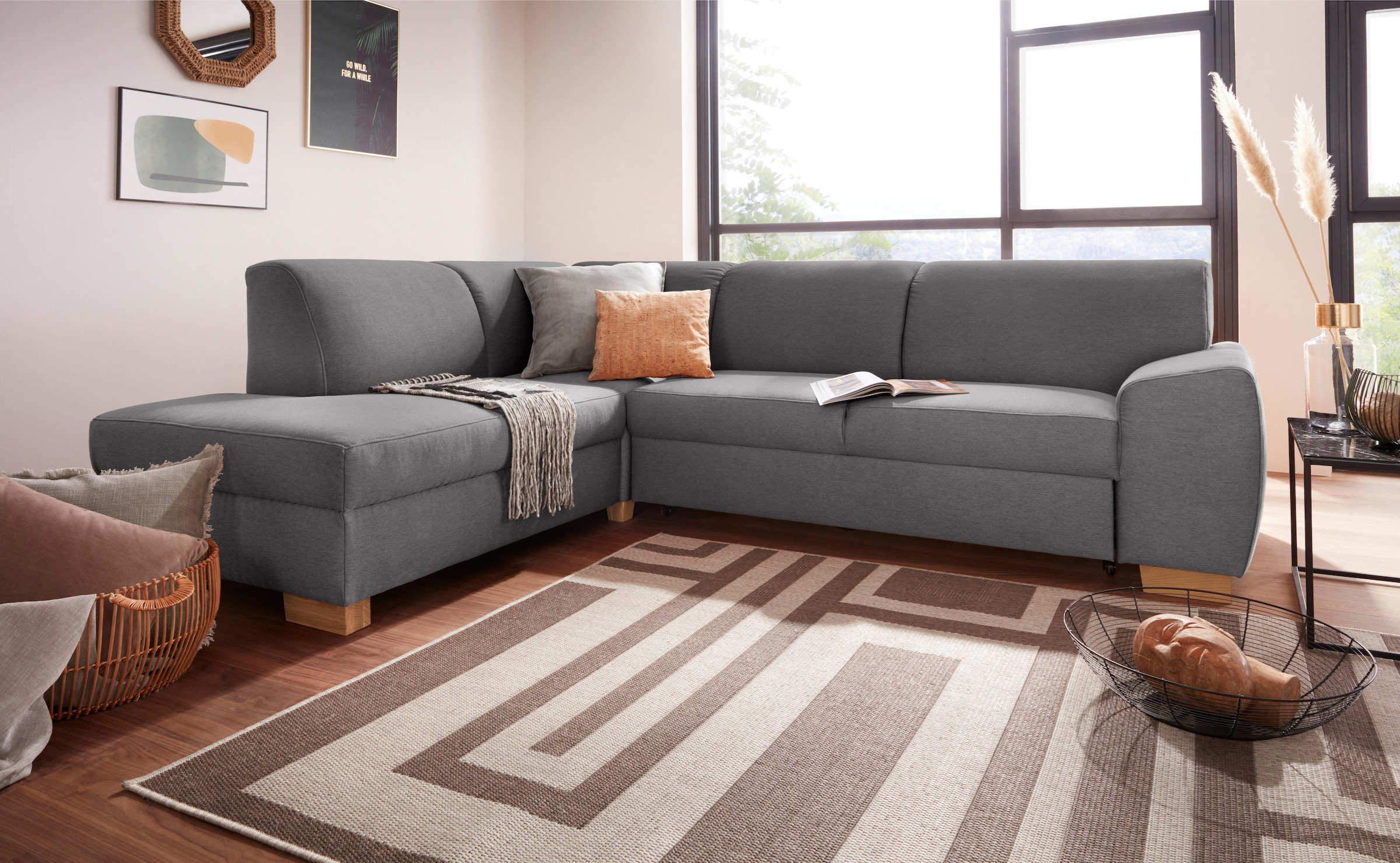 DOMO collection Ecksofa »Incanto L-Form« patogi su mie...