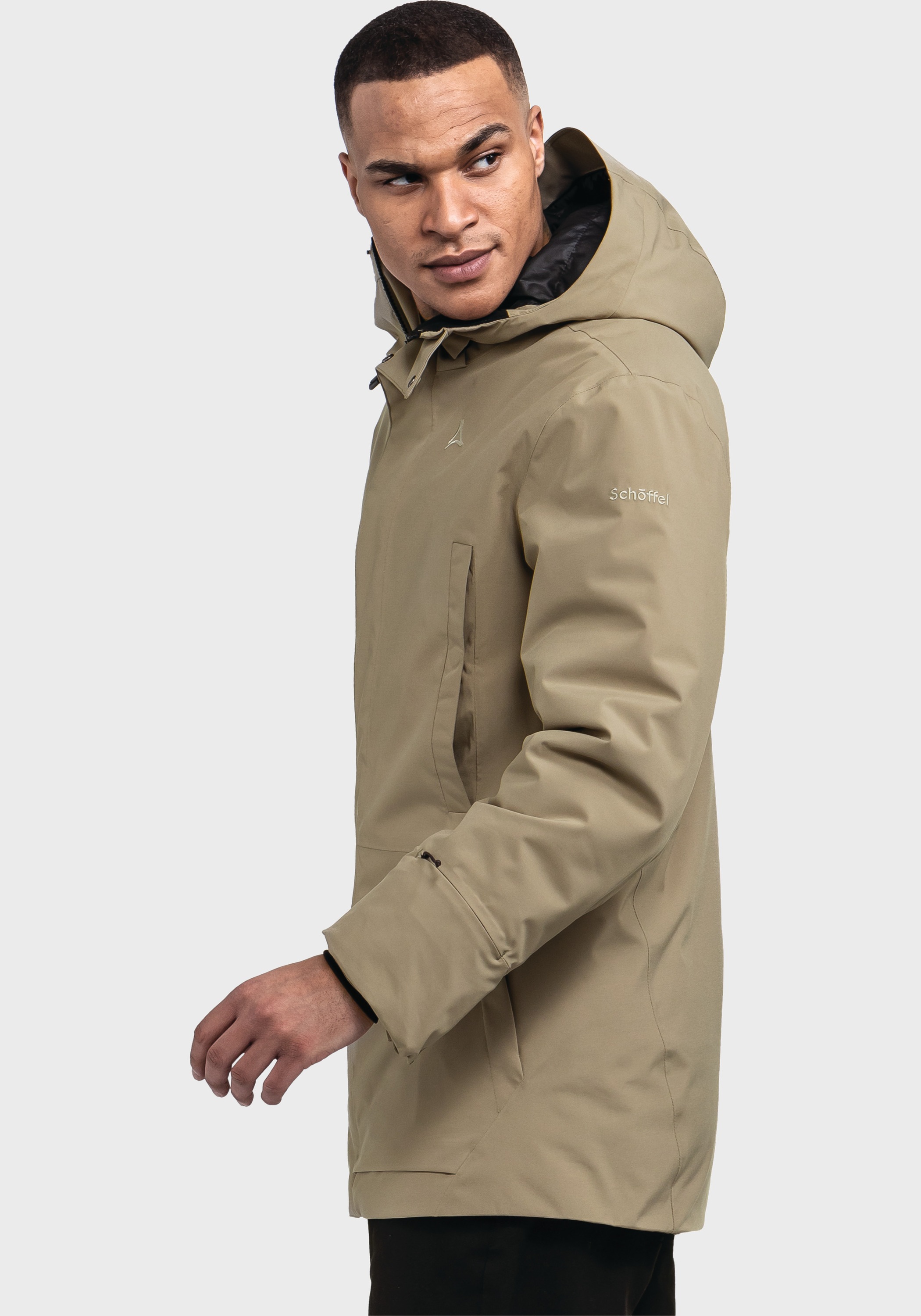 Schöffel Langjacke »Urban Ins Parka Style Crivat MNS«, mit Kapuze