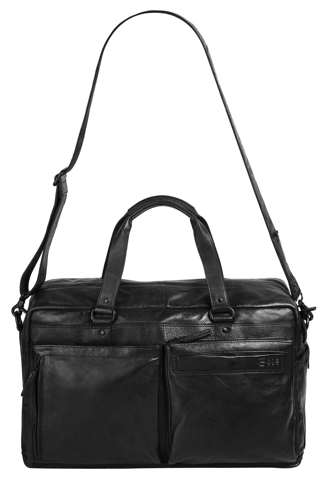 Spikes & Sparrow Reisetasche, echt Leder
