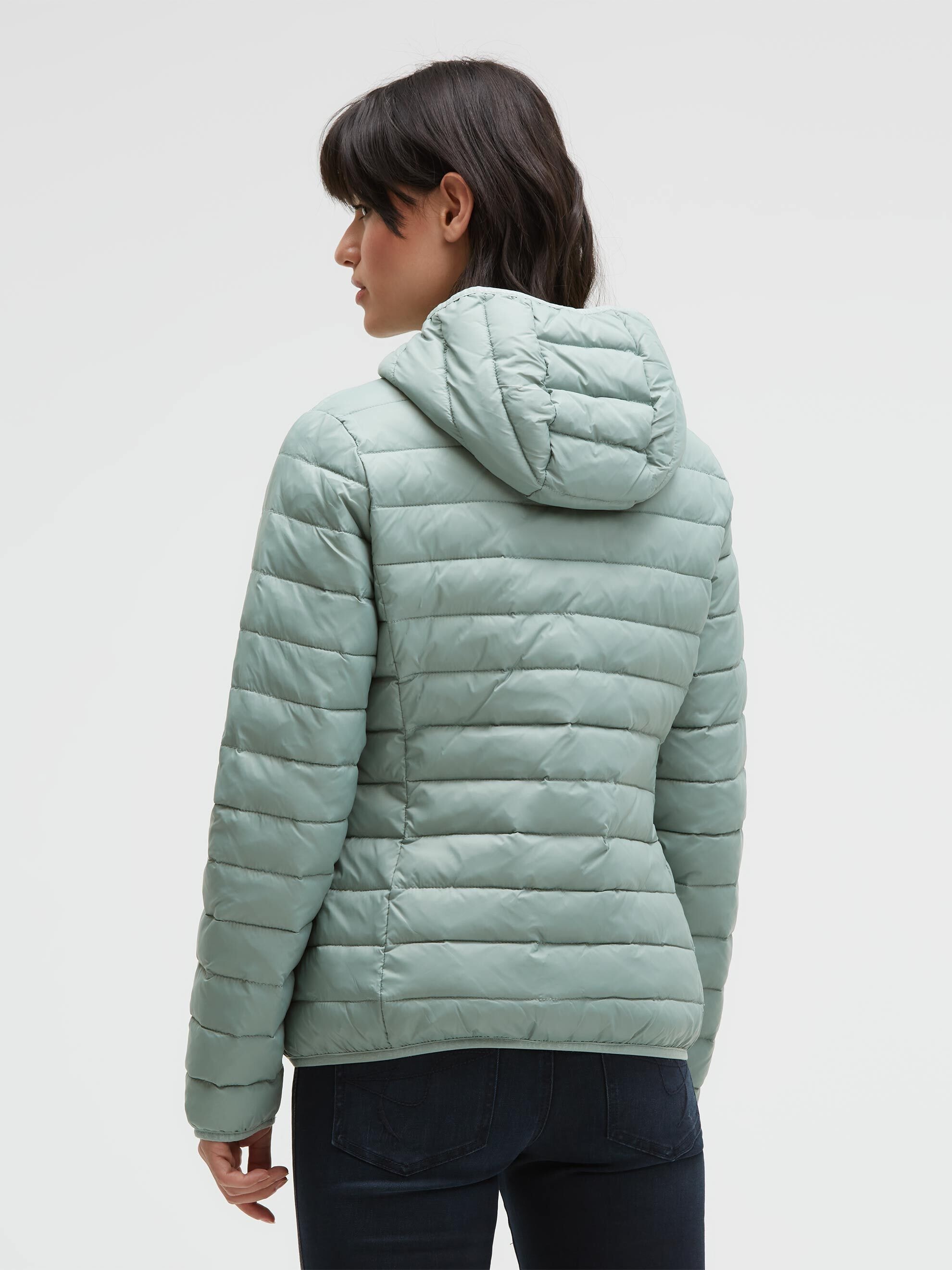 SOCCX Outdoorjacke mit Kapuze mit elastischem Saumabschluss