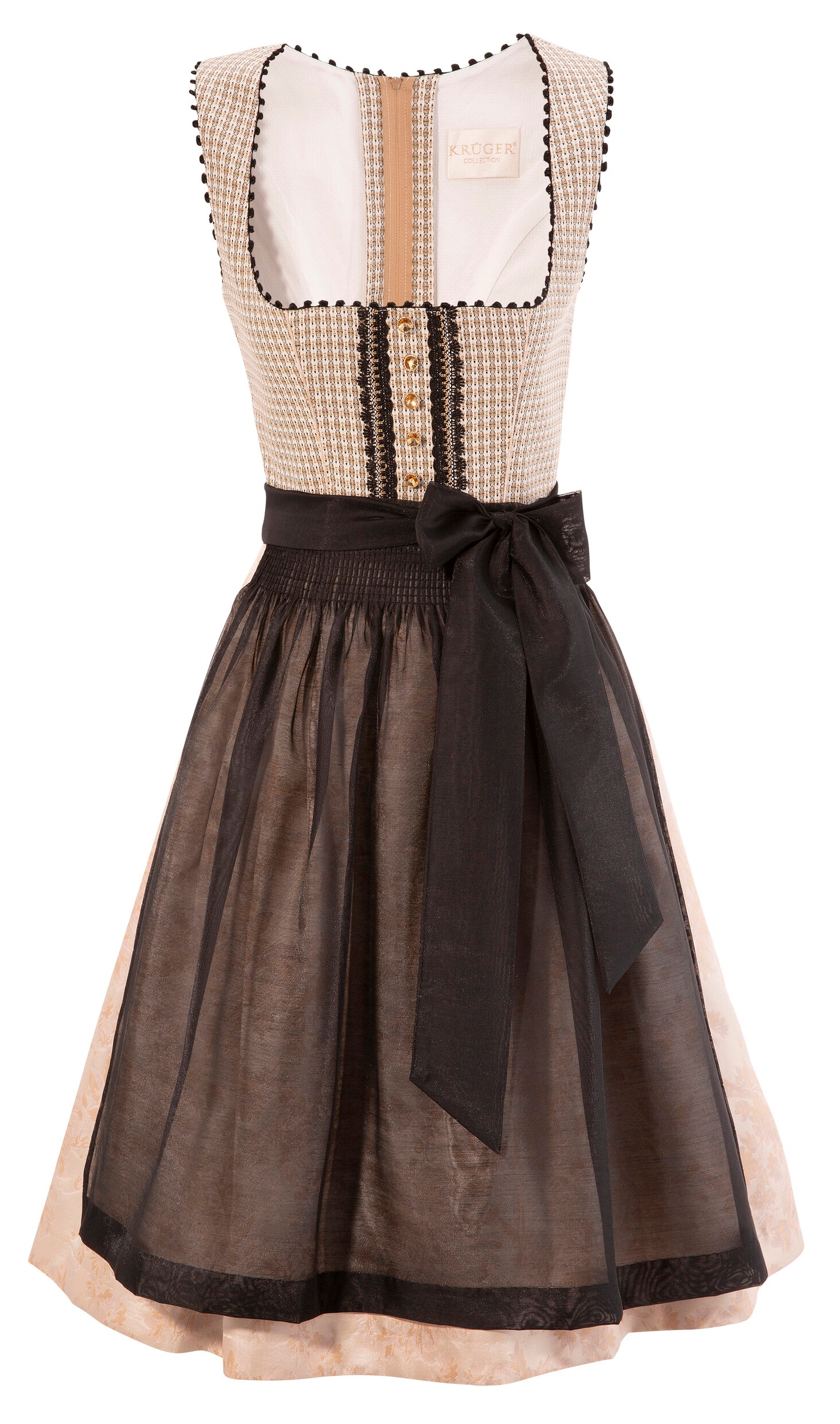 Krüger Madl Dirndl, (2 tlg.), Damen, midi schlichte Eleganz kaufen