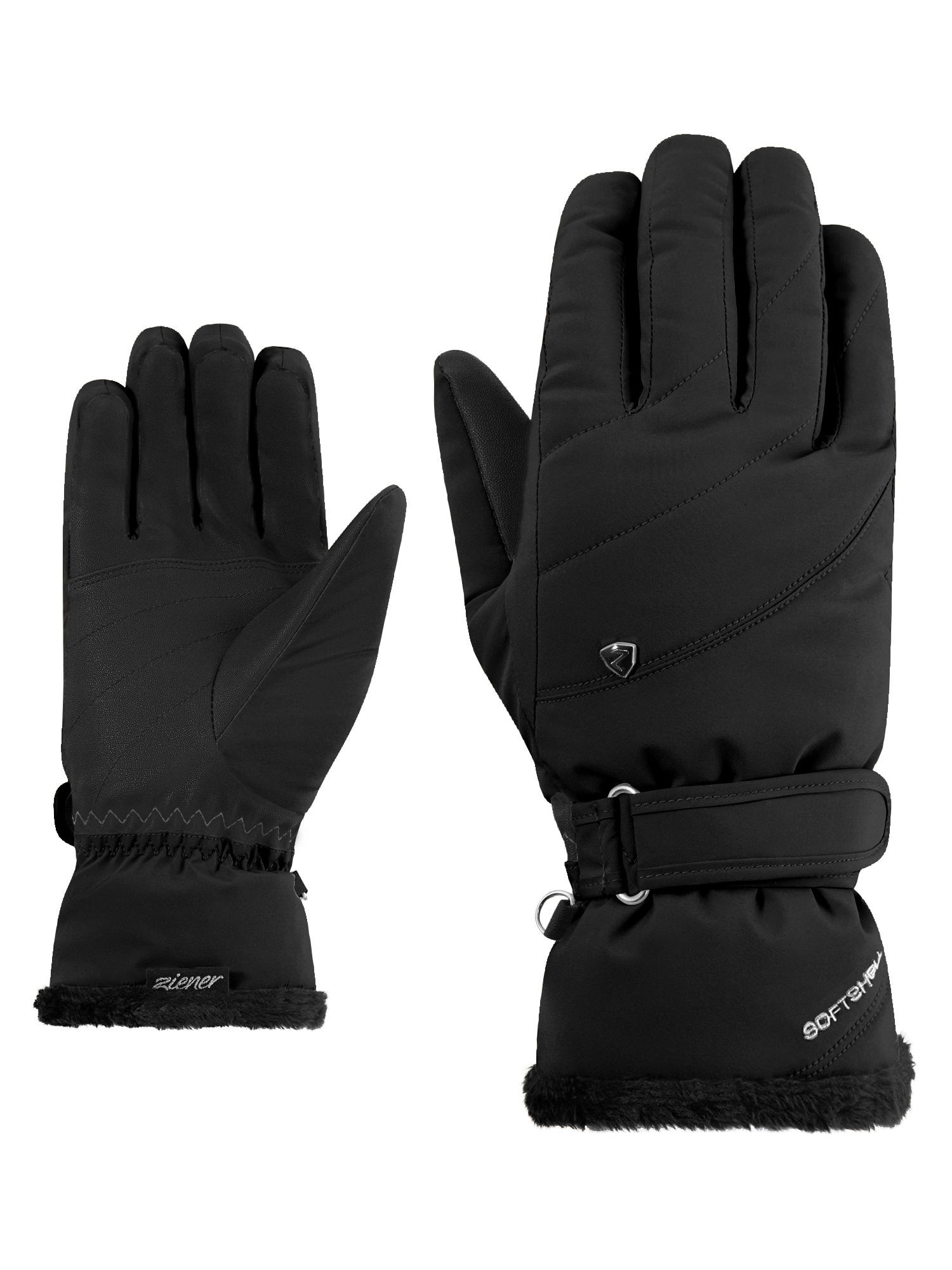 Ziener Skihandschuhe "KEAKA-Z AQUASHIELD PrimaLoft DAMEN" wasserdicht, winddicht, atmungsaktiv, extra warm, Plüschfutter