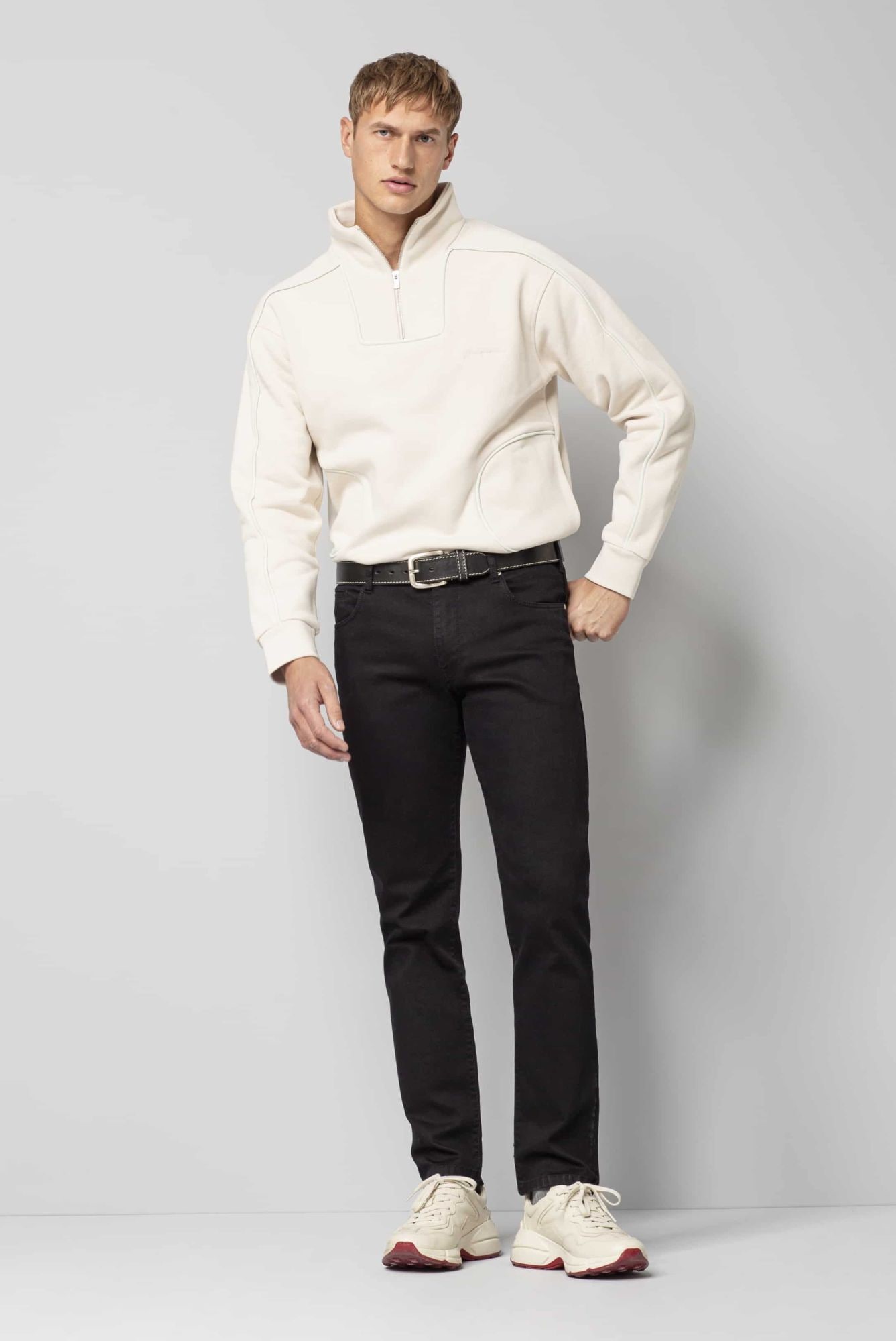 MEYER Ledergürtel »Gürtel«, in unifarbenen Design