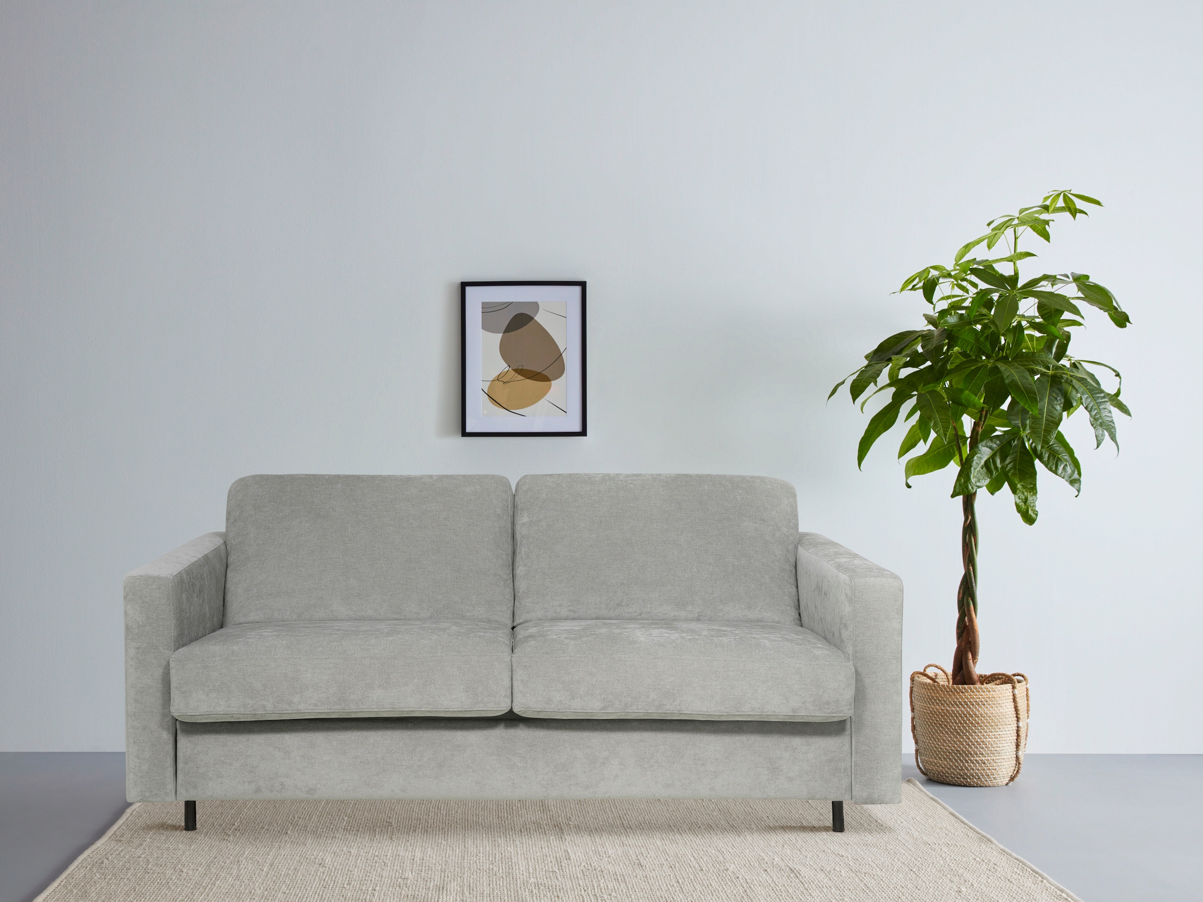OTTO home Schlafsofa "Virming" Dauerschlaf-Funktion mit Unterfederung und Matratze