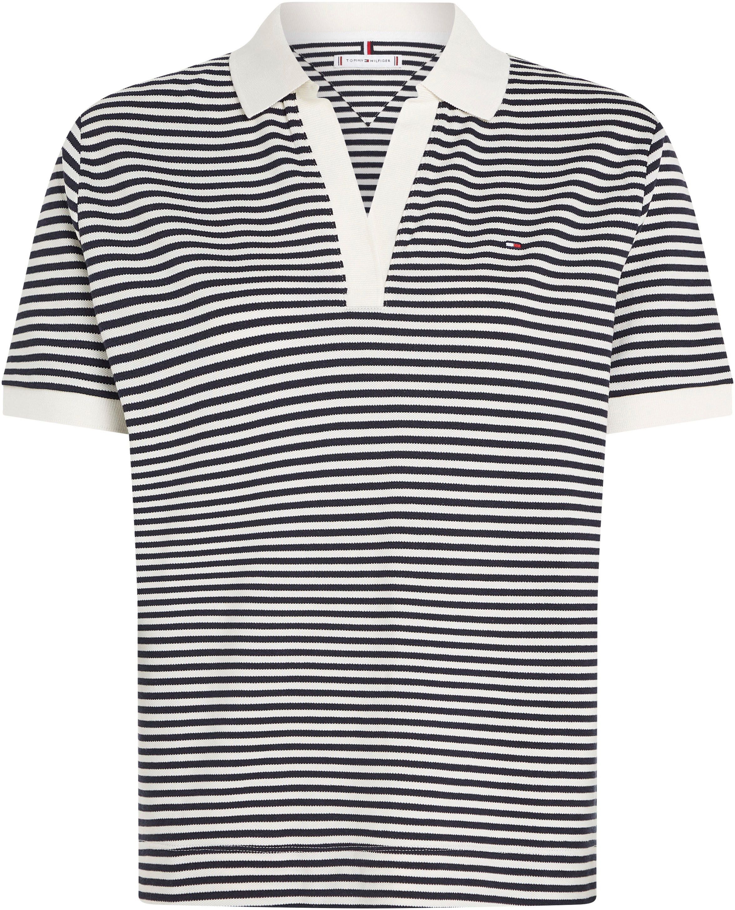 Tommy Hilfiger Poloshirt »RLX OPEN PLACKET LYOCELL POLO SS«, mit Logostickerei