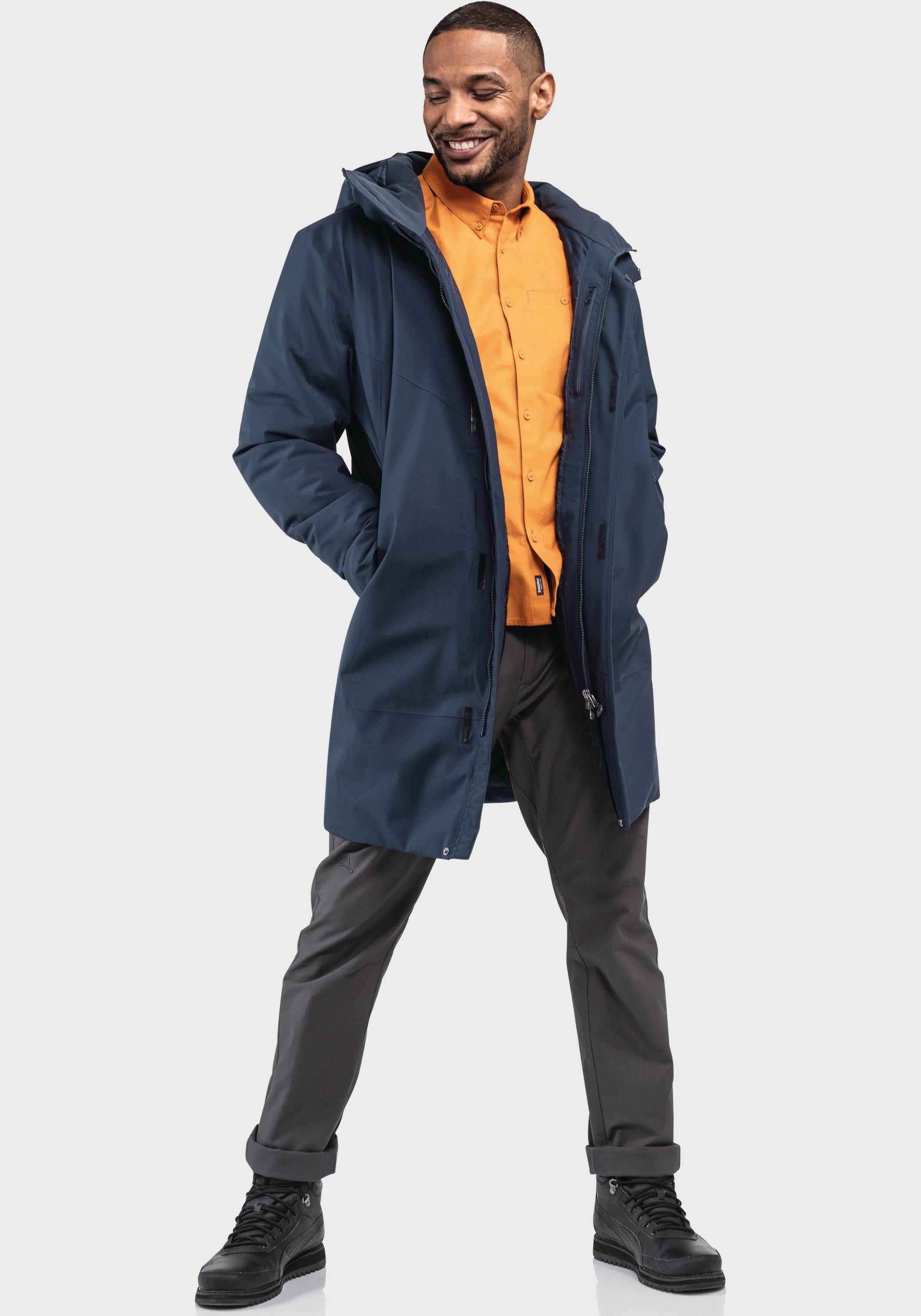 Schöffel Parka »Urban Ins Coat Style Gregale MNS«, mit Kapuze