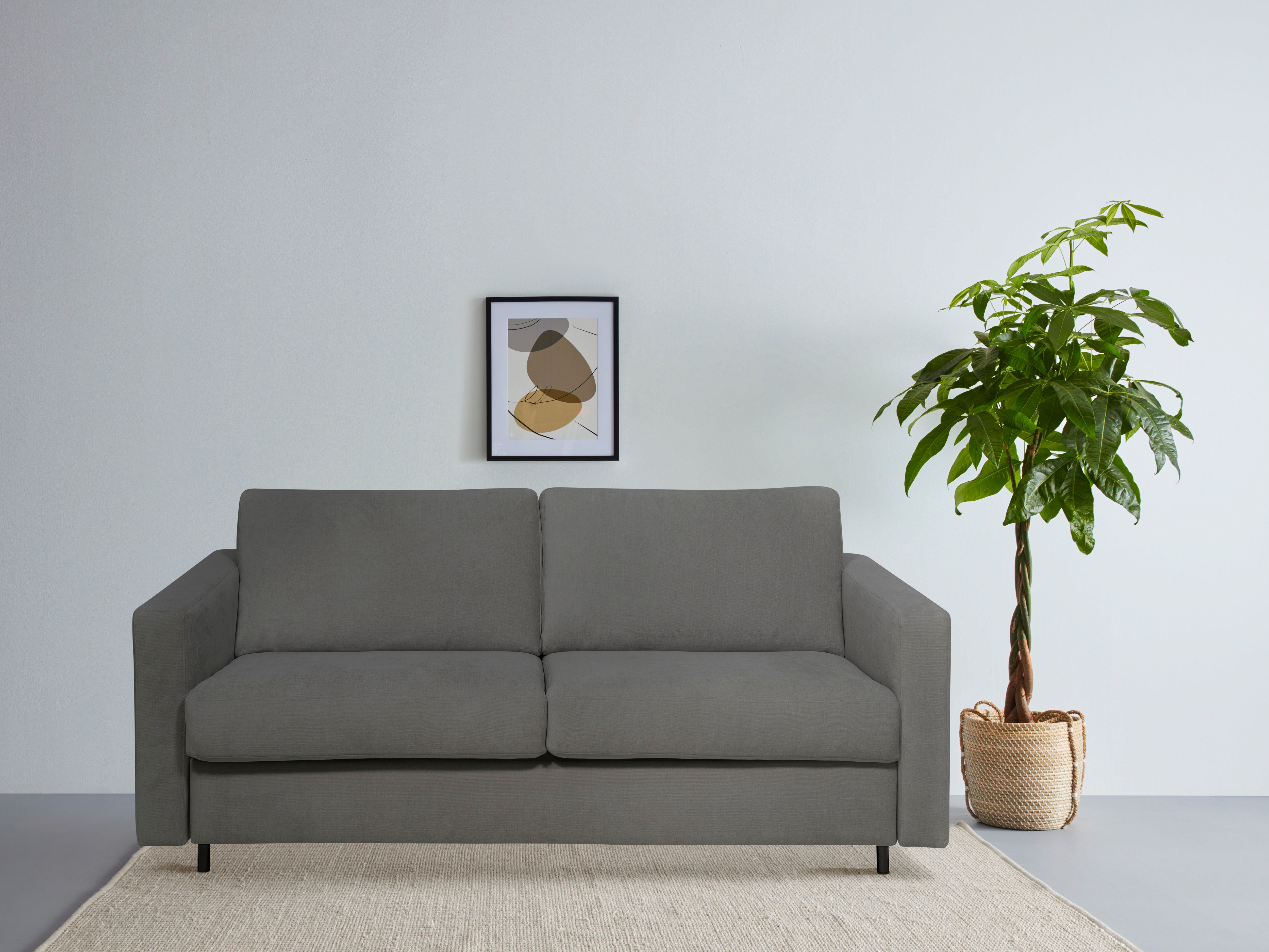 OTTO home Schlafsofa "Virming" Dauerschlaf-Funktion mit Unterfederung und Matratze
