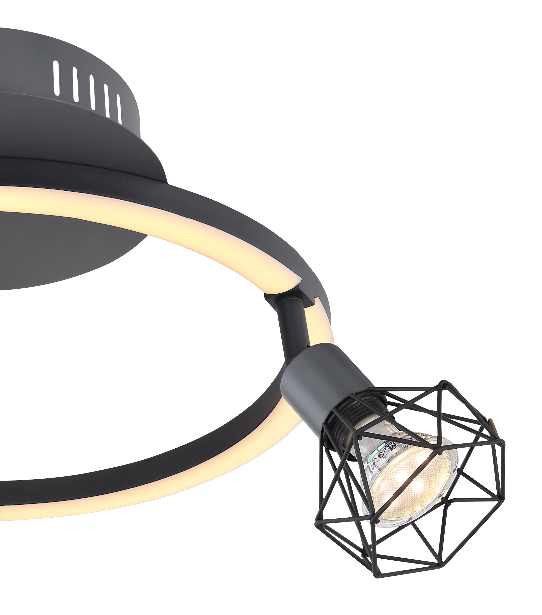 GLOBO LIGHTING Deckenstrahler »JUTTA« LED-Modul 1 Stk. Warmweiß