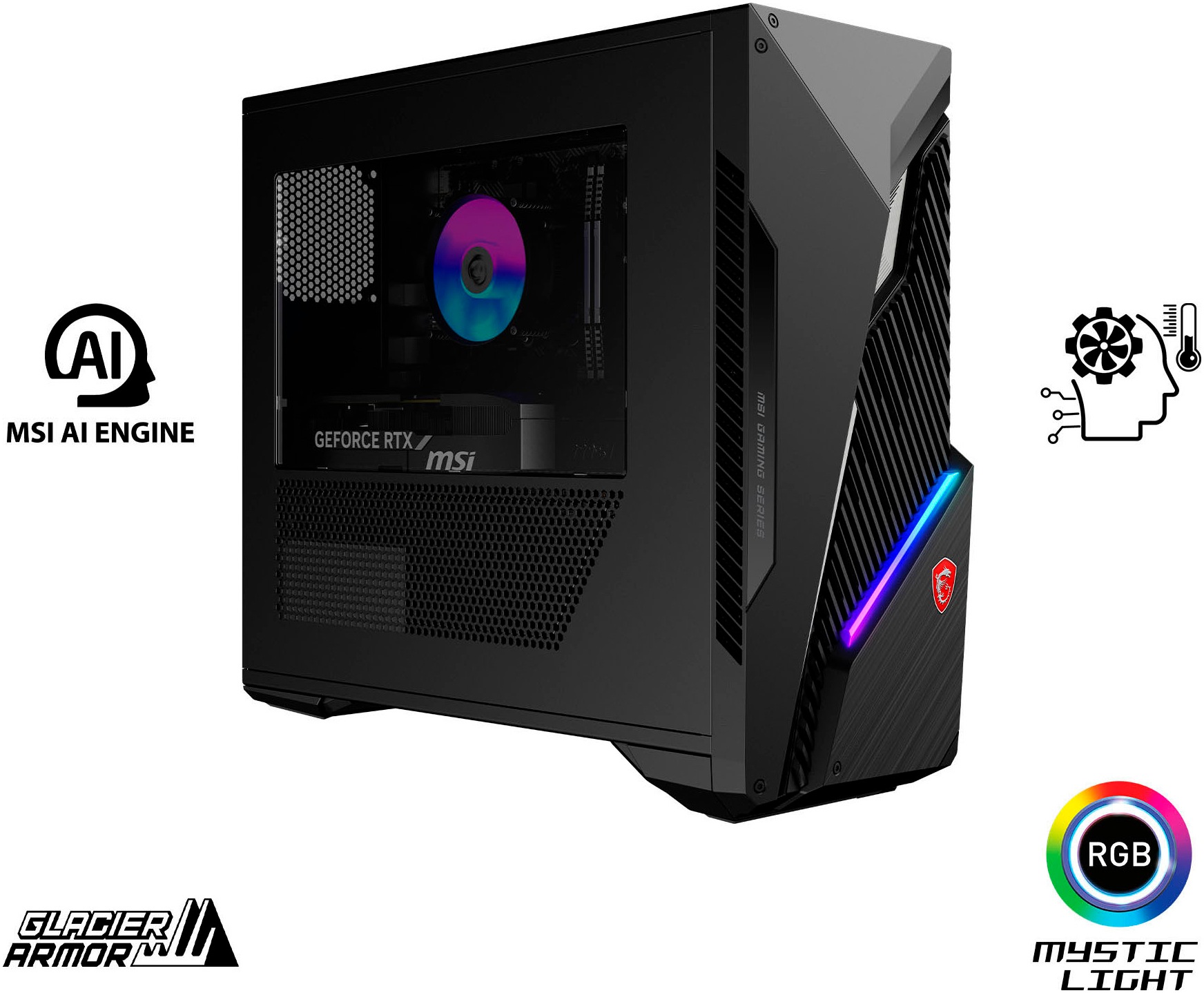 MSI Gaming-PC »MAG Infinite S3 14NVN5-3036DE RTX 5060 Ti 16G«