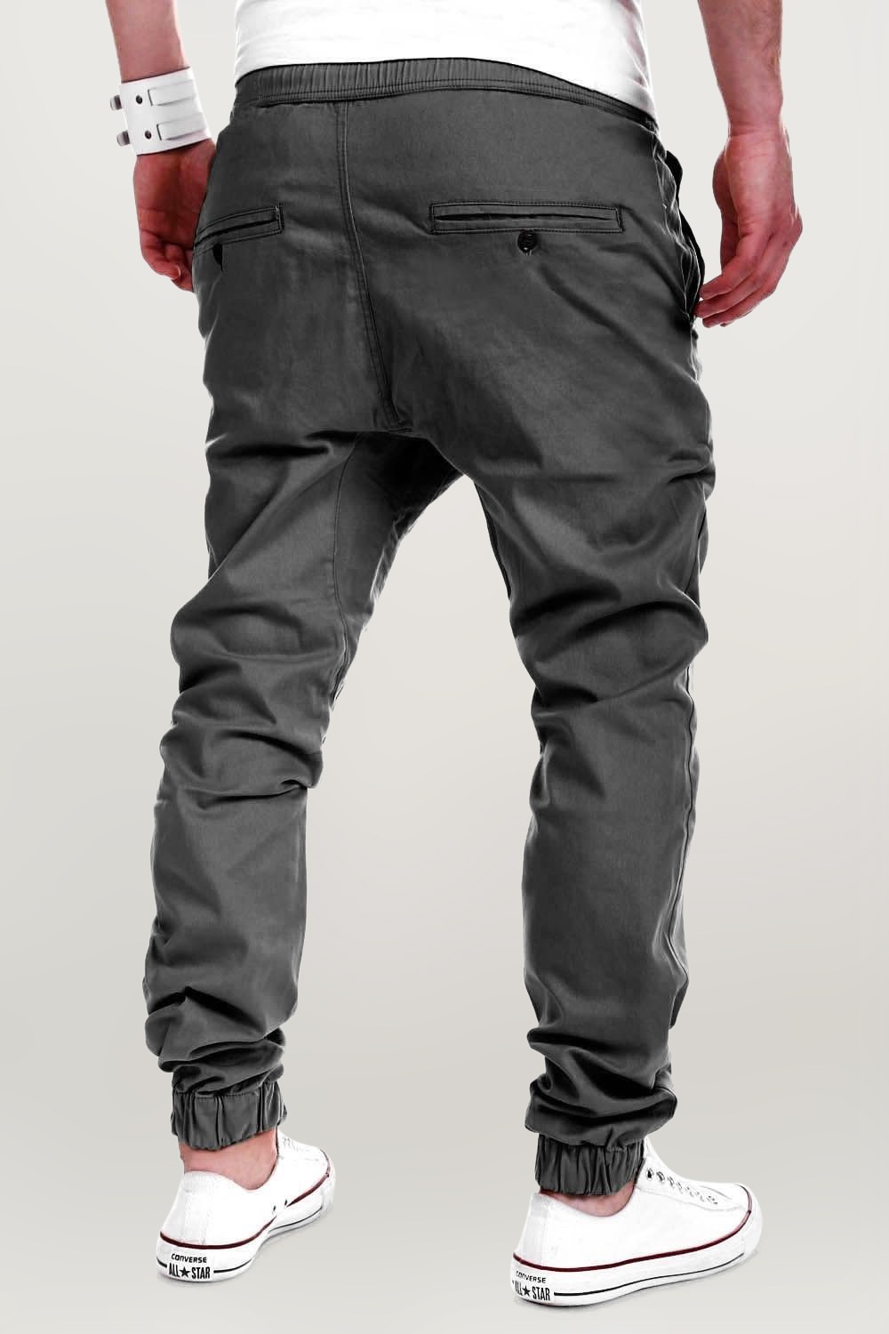 behype Chinohose »LUKE«, mit elastischem Bund