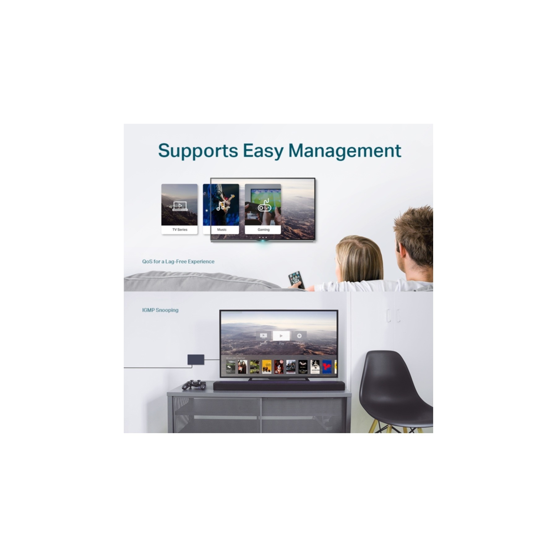 TP-Link Netzwerk-Switch »TL-SG105E«